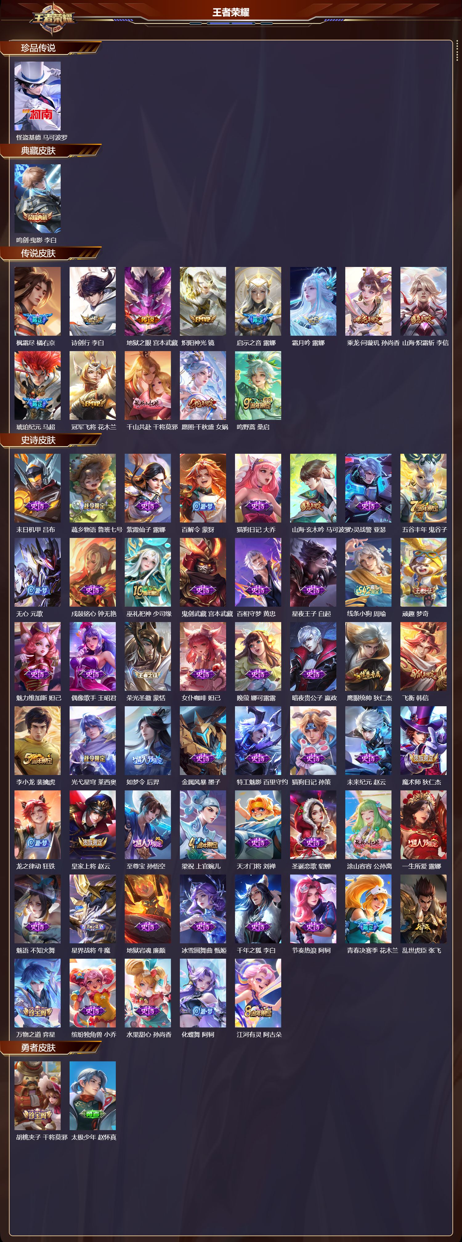 WZCMW4179156王者荣耀账号详情图6 WZCMW4179156王者荣耀账号详情图6