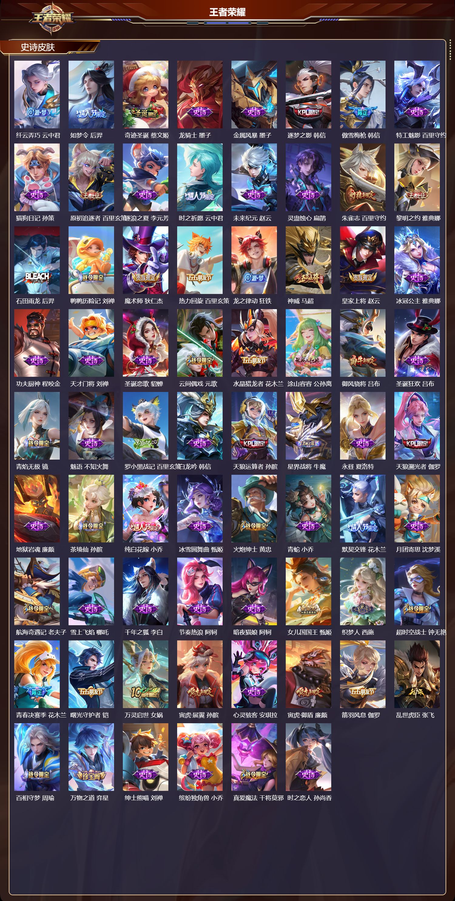 WZQM4180437王者荣耀账号详情图5