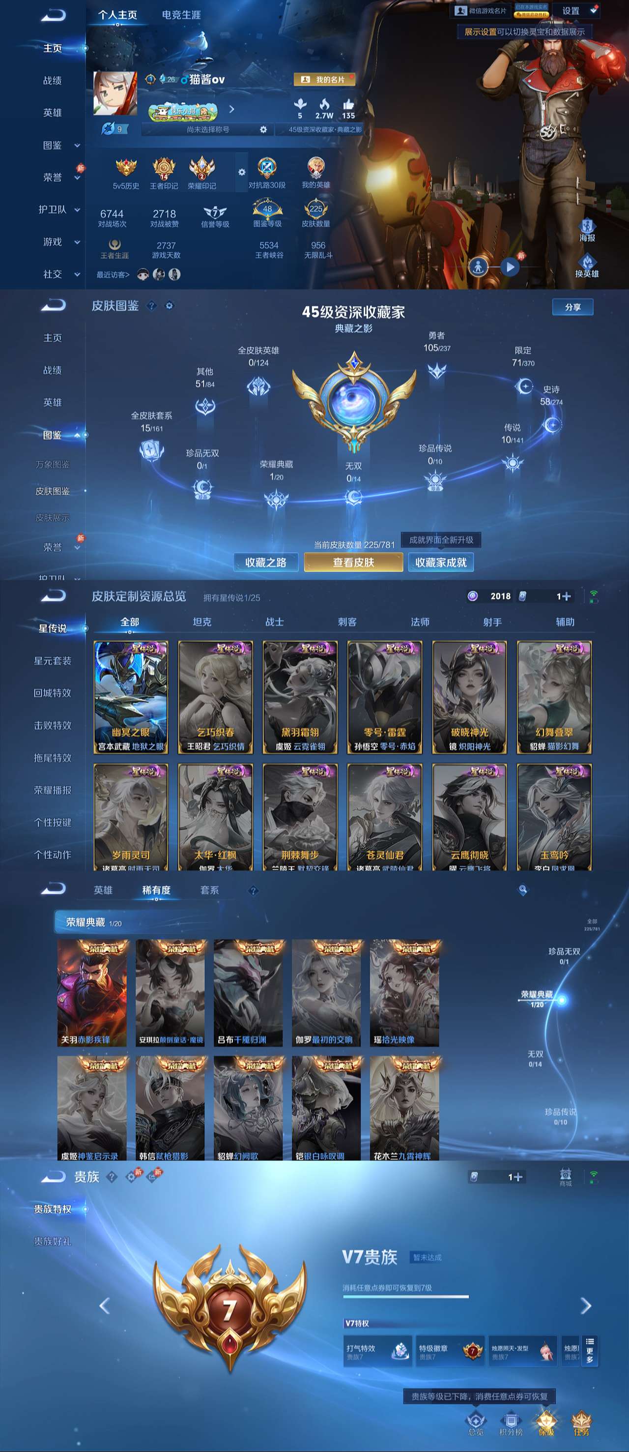 WZLX4222690王者荣耀账号详情图2