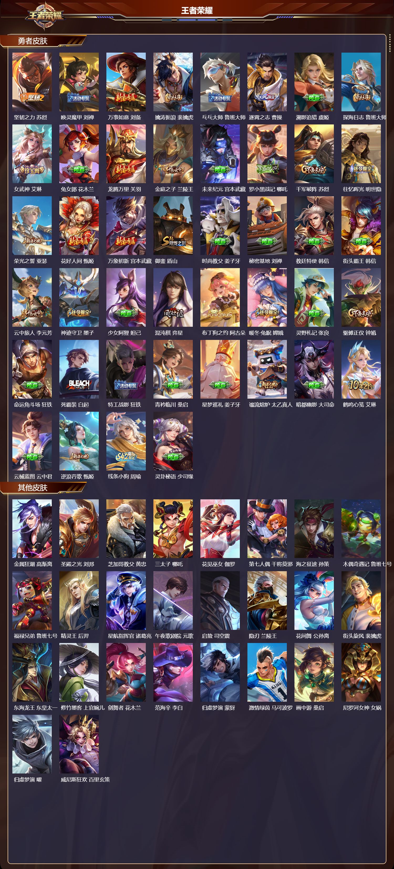 WZQM4180488王者荣耀账号详情图5