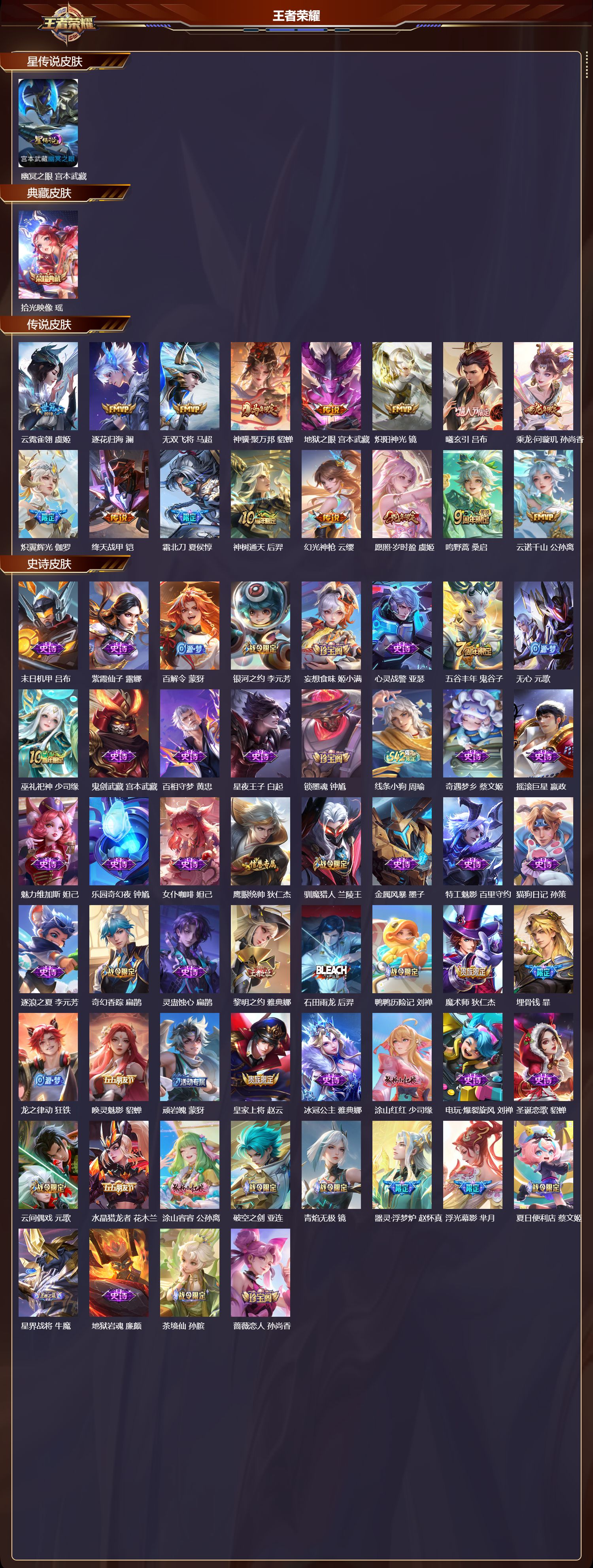 WZQM4180559王者荣耀账号详情图3