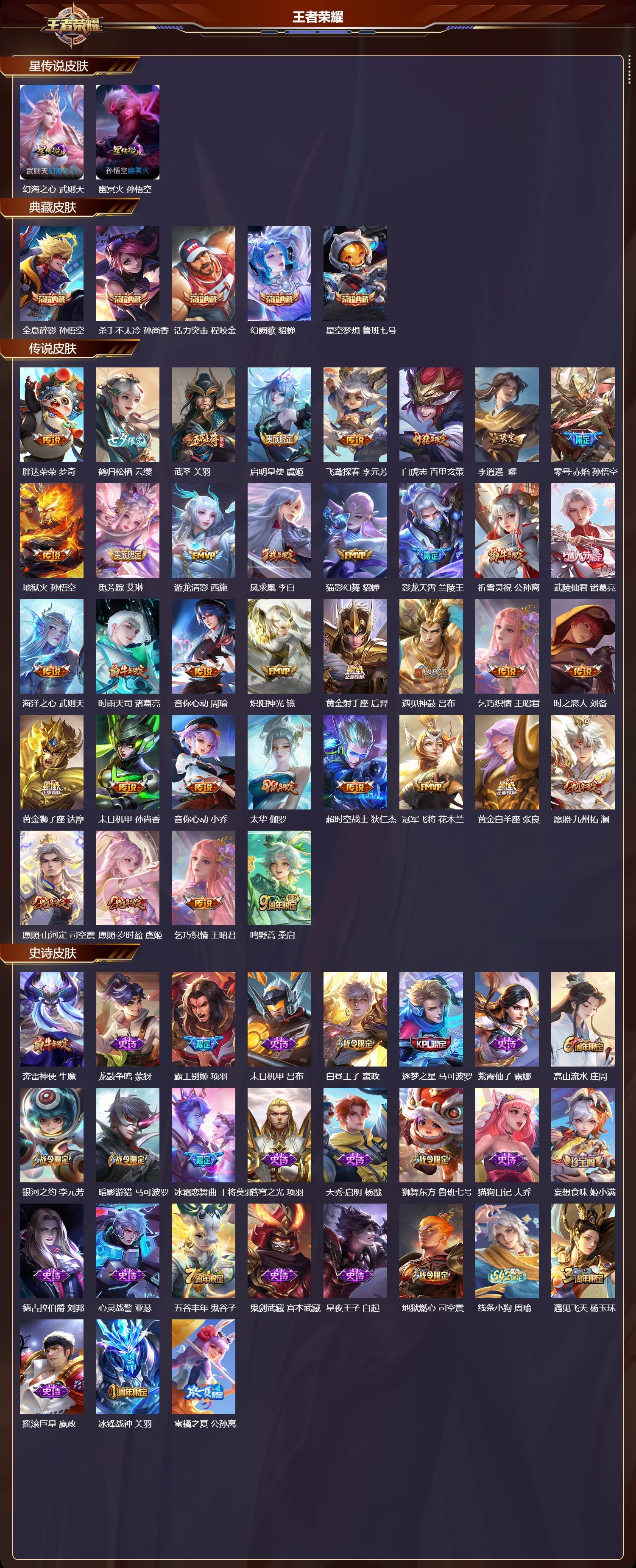 WZQM4180369王者荣耀账号详情图3 WZQM4180369王者荣耀账号详情图3