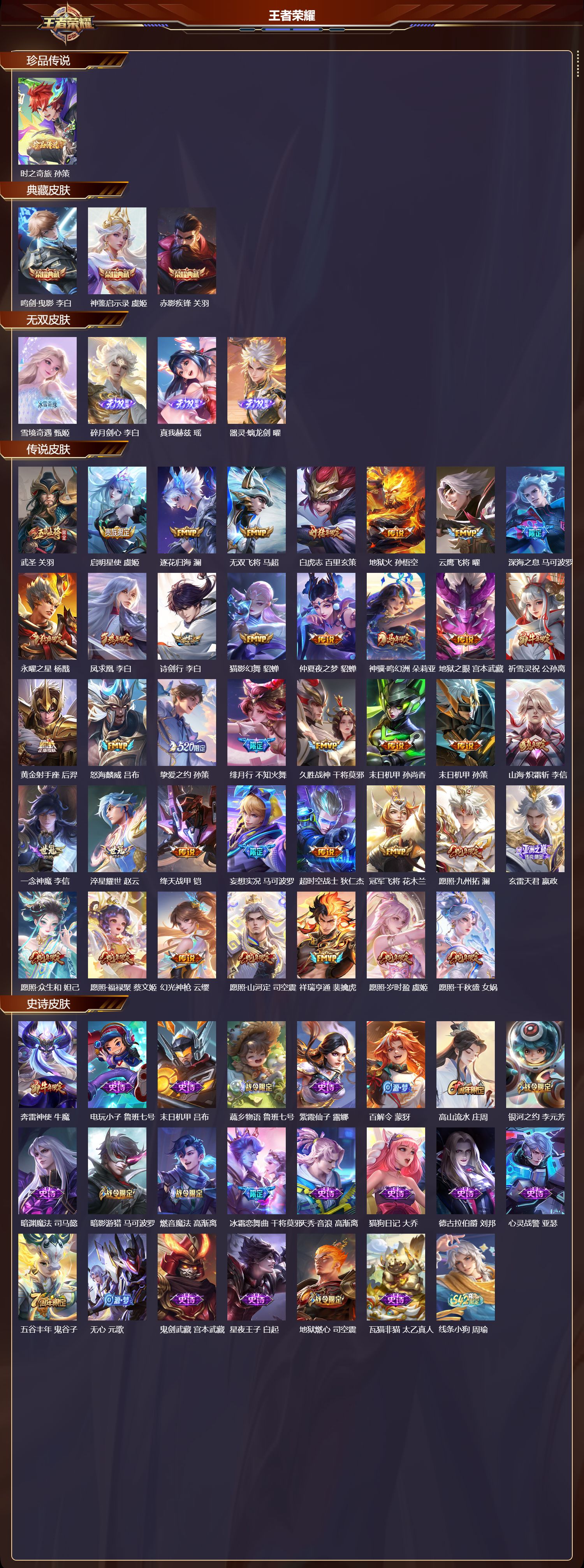 WZCMW4178369王者荣耀账号详情图6 WZCMW4178369王者荣耀账号详情图6