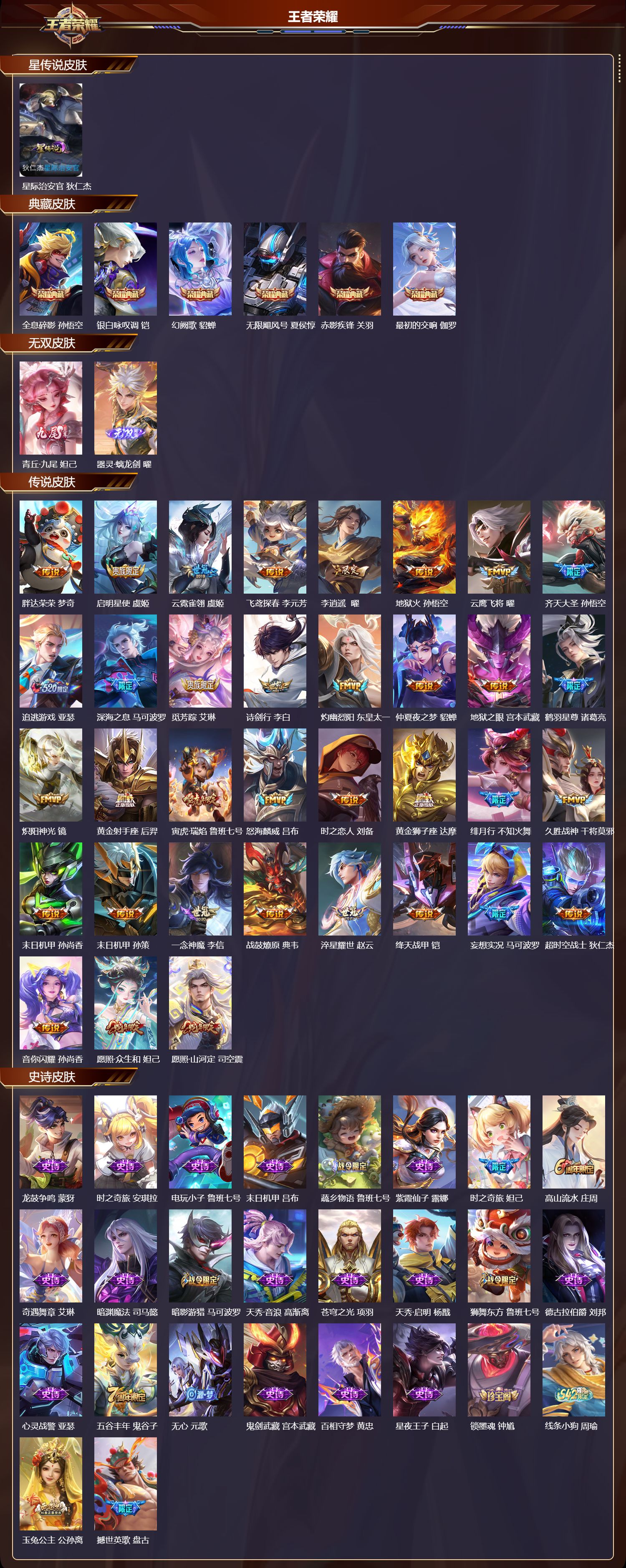 WZMK4180365王者荣耀账号详情图2 WZMK4180365王者荣耀账号详情图2