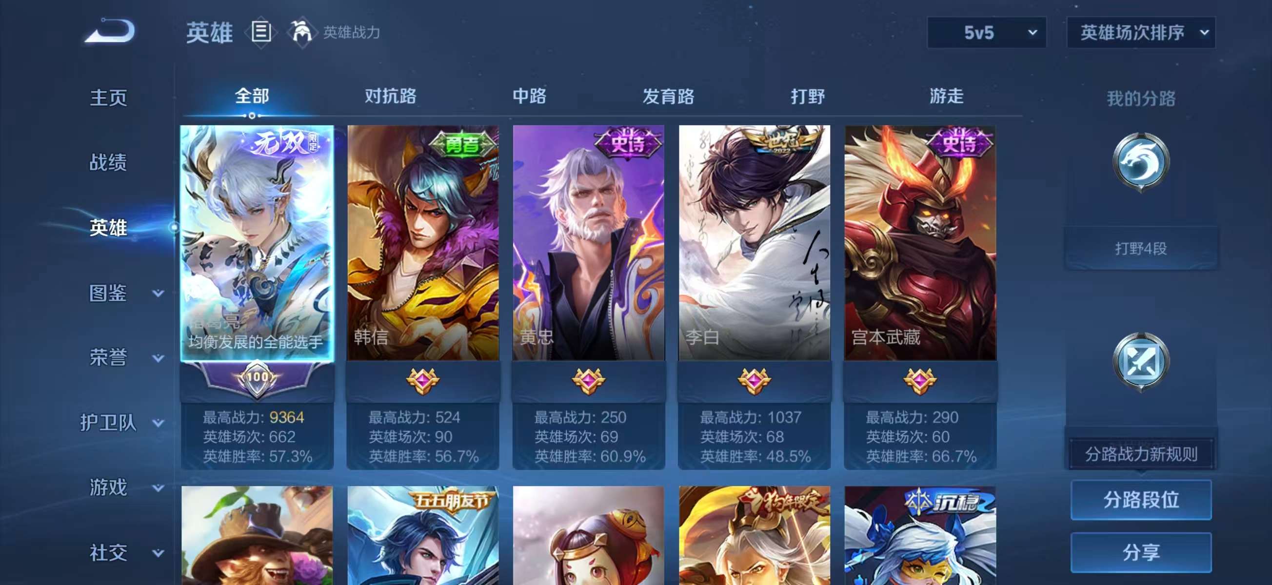 WZCMW4179210王者荣耀账号详情图4