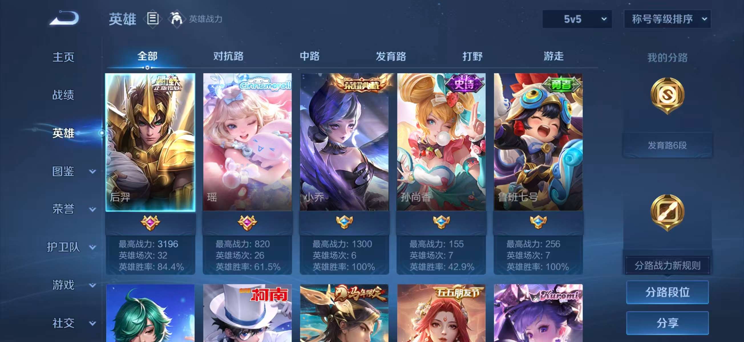 WZCMW4181455王者荣耀账号详情图4