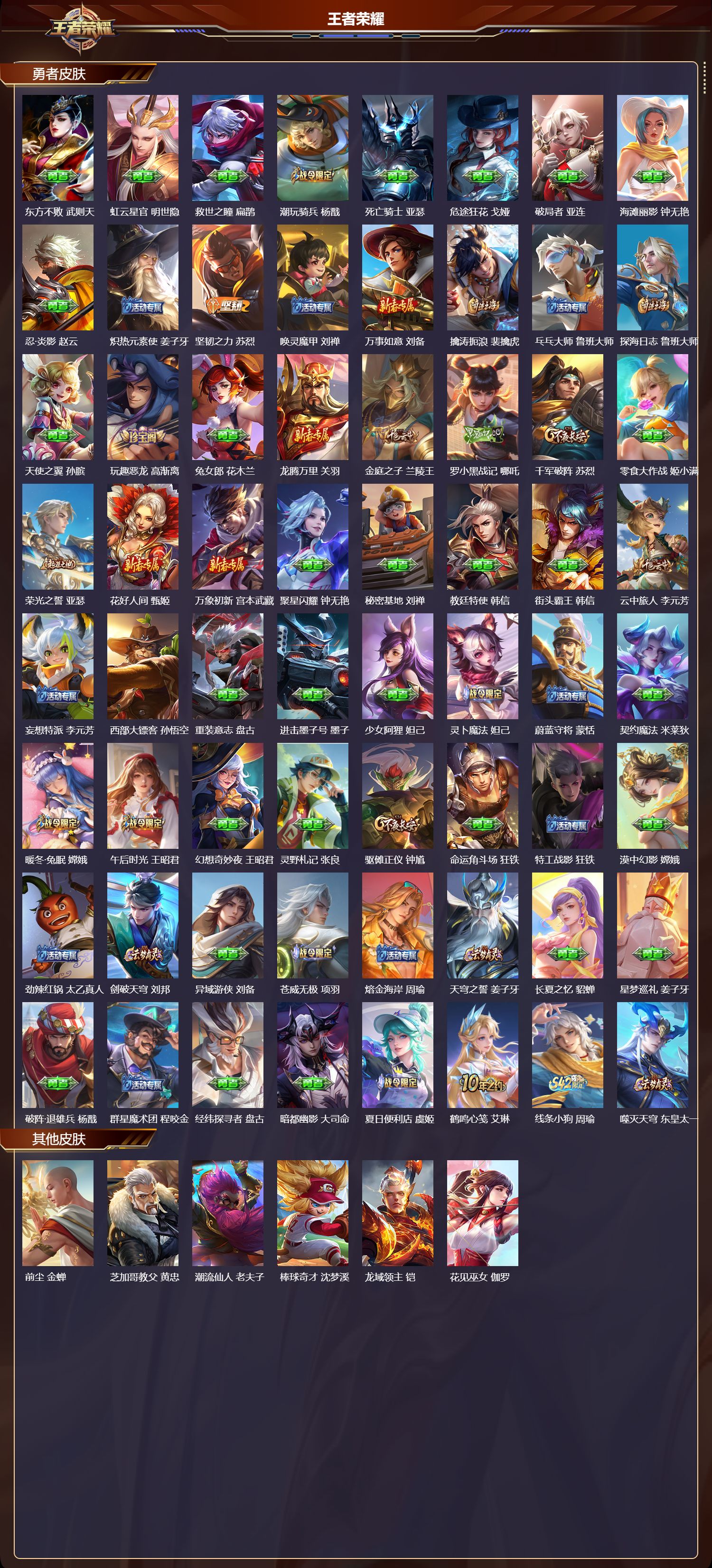 WZQM4182928王者荣耀账号详情图5