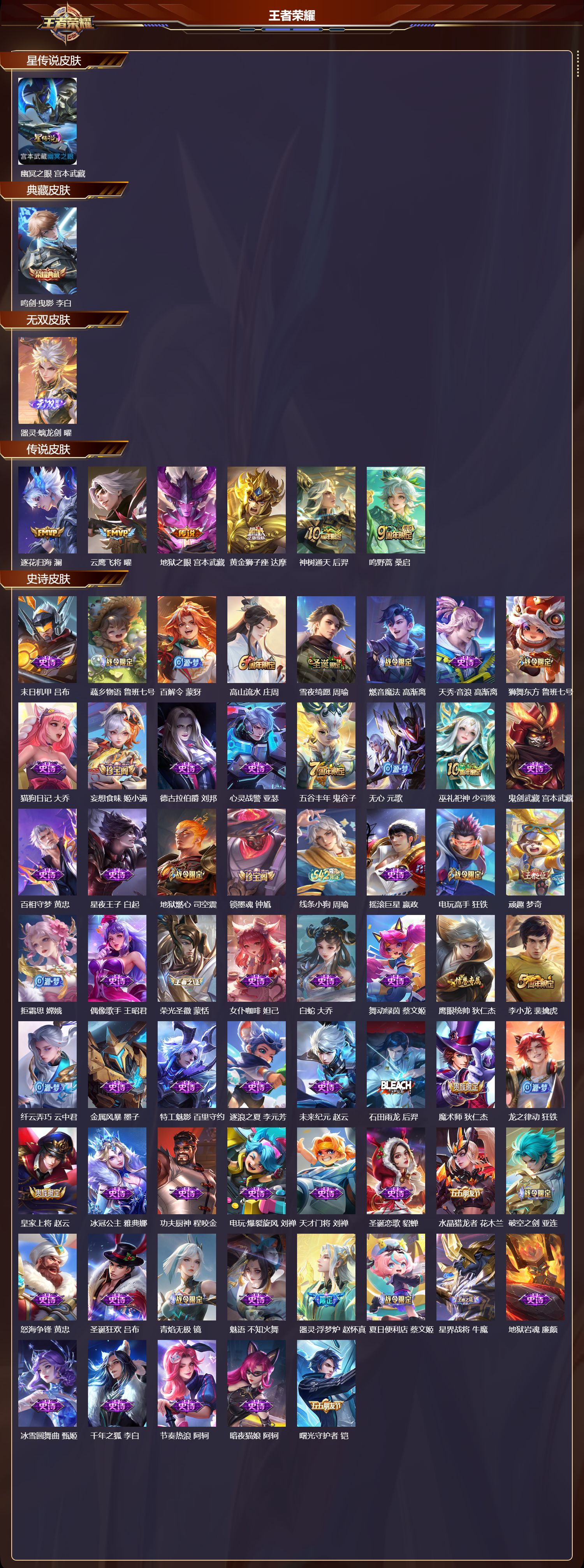 WZQM4183200王者荣耀账号详情图3