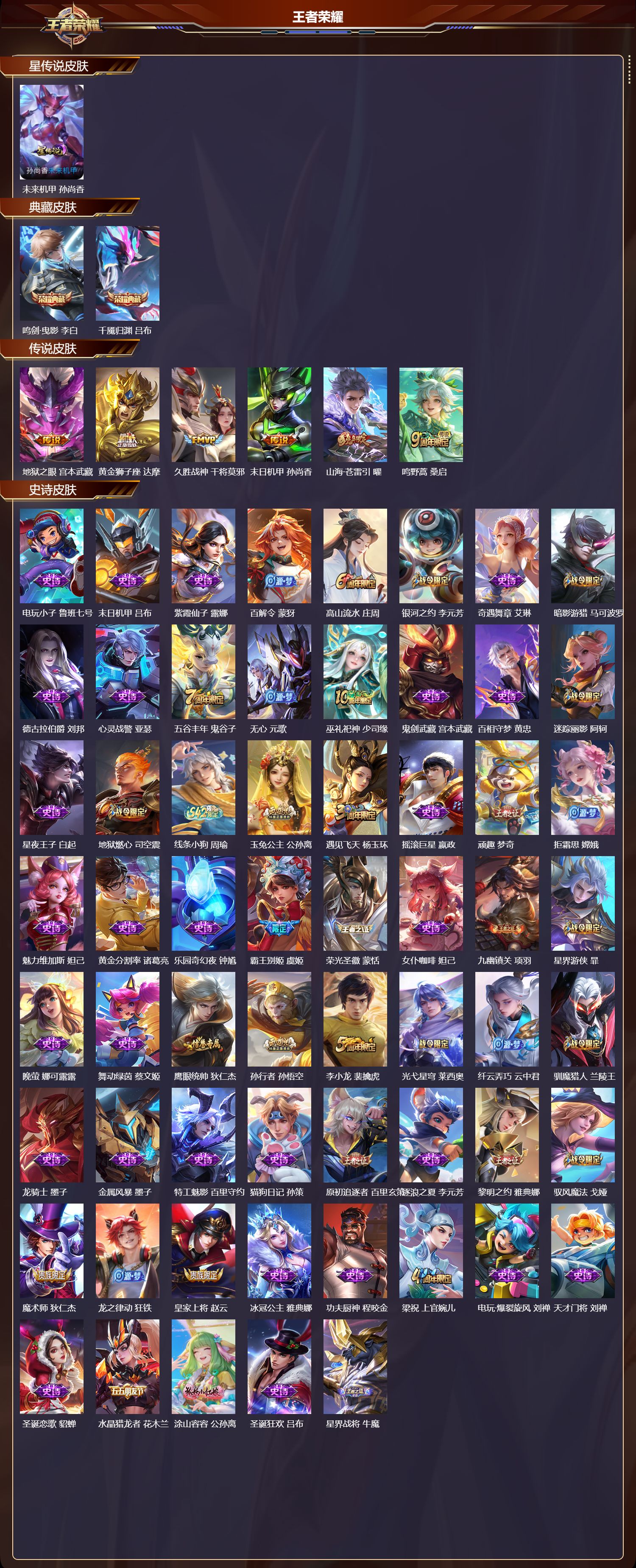 WZQM4183190王者荣耀账号详情图3