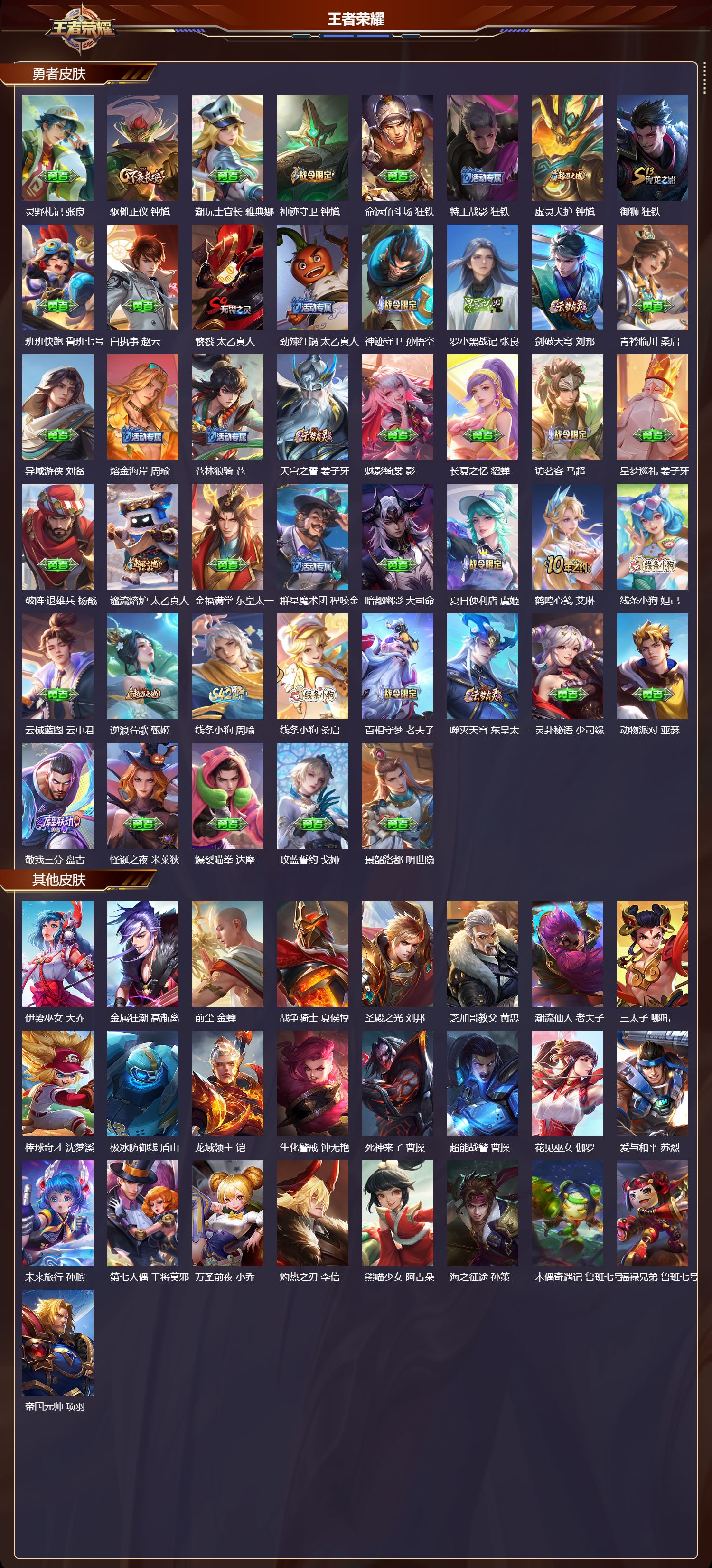 WZMK4182980王者荣耀账号详情图9