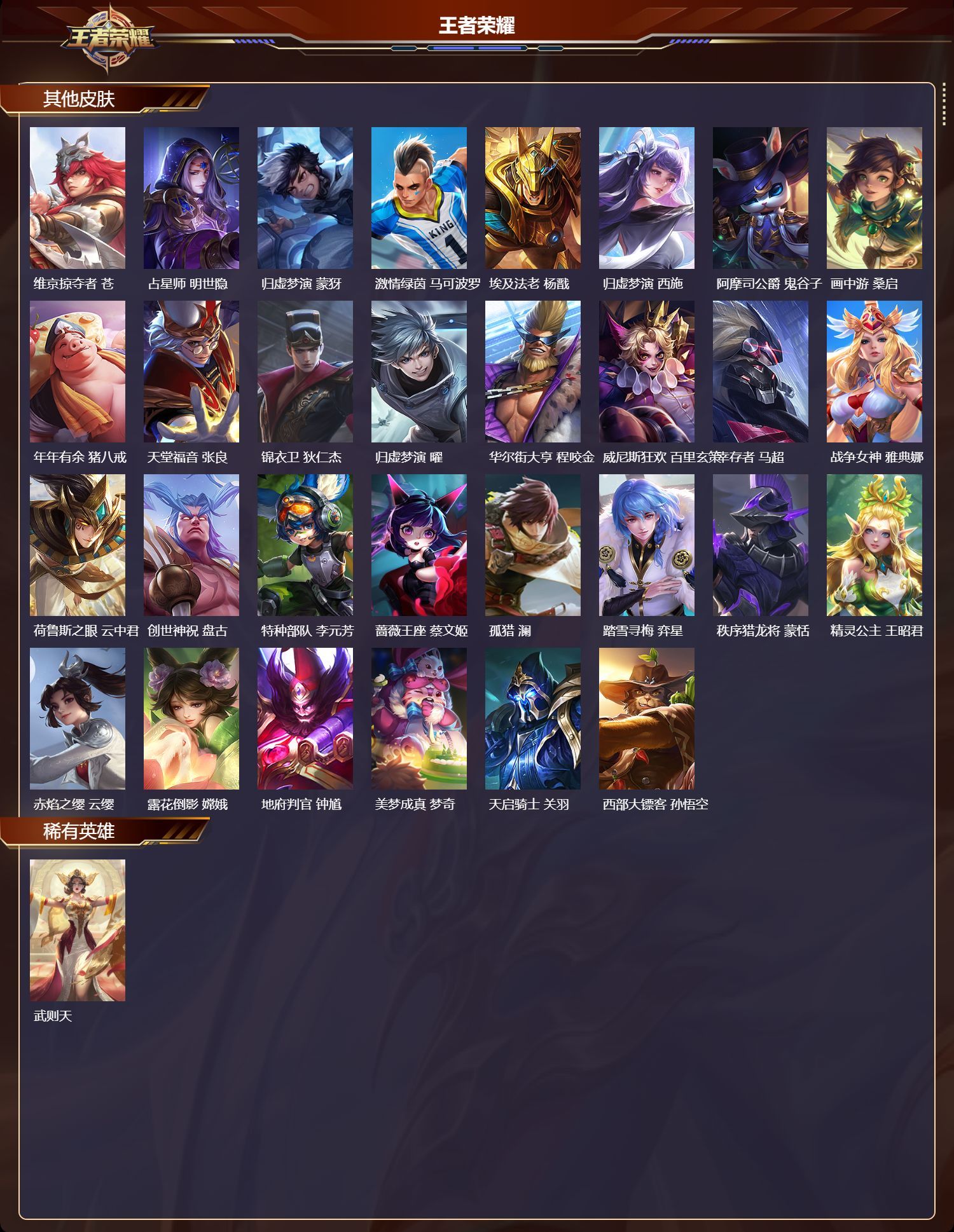 WZQM4183222王者荣耀账号详情图7 WZQM4183222王者荣耀账号详情图7