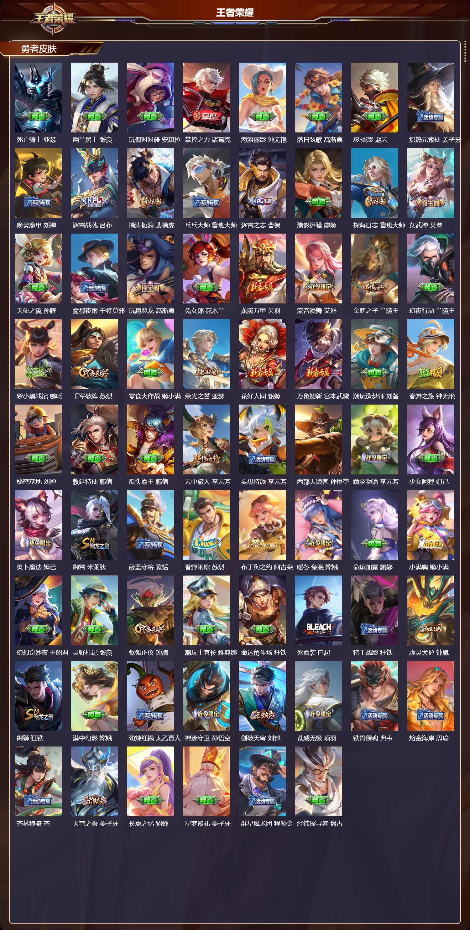 WZQM4183200王者荣耀账号详情图5