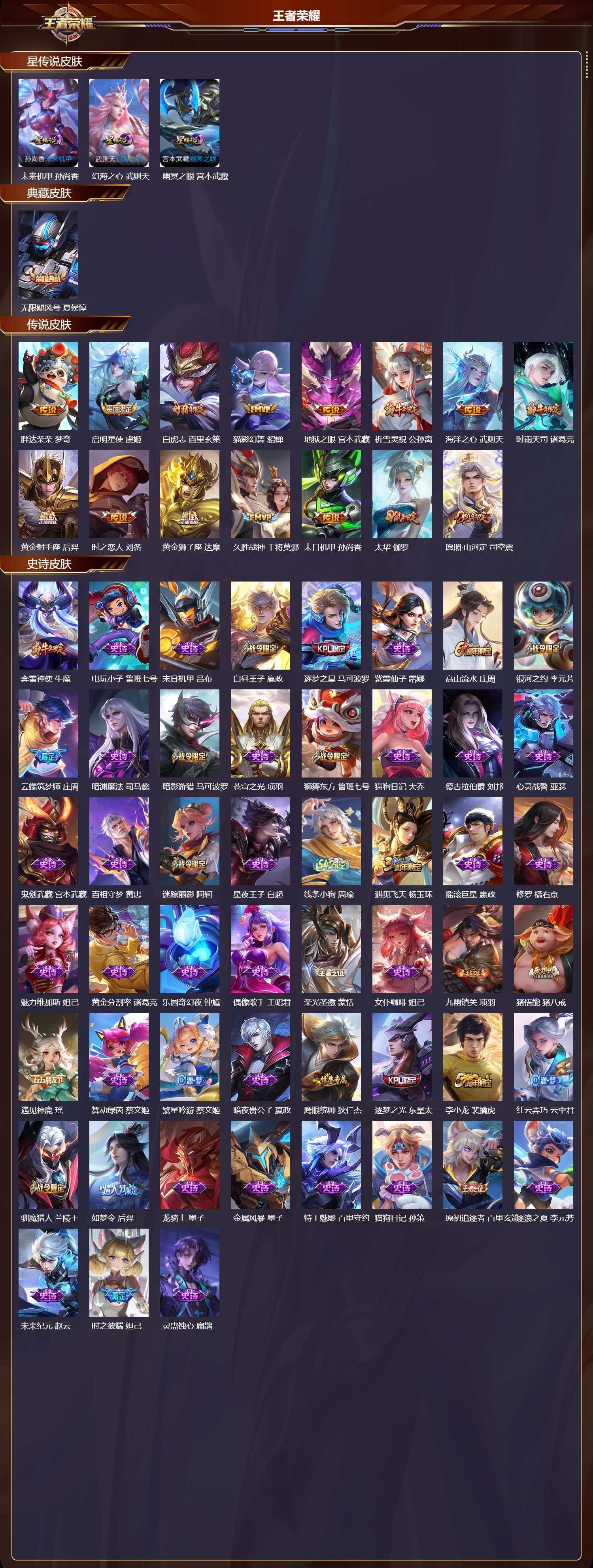 WZQM4183222王者荣耀账号详情图3 WZQM4183222王者荣耀账号详情图3