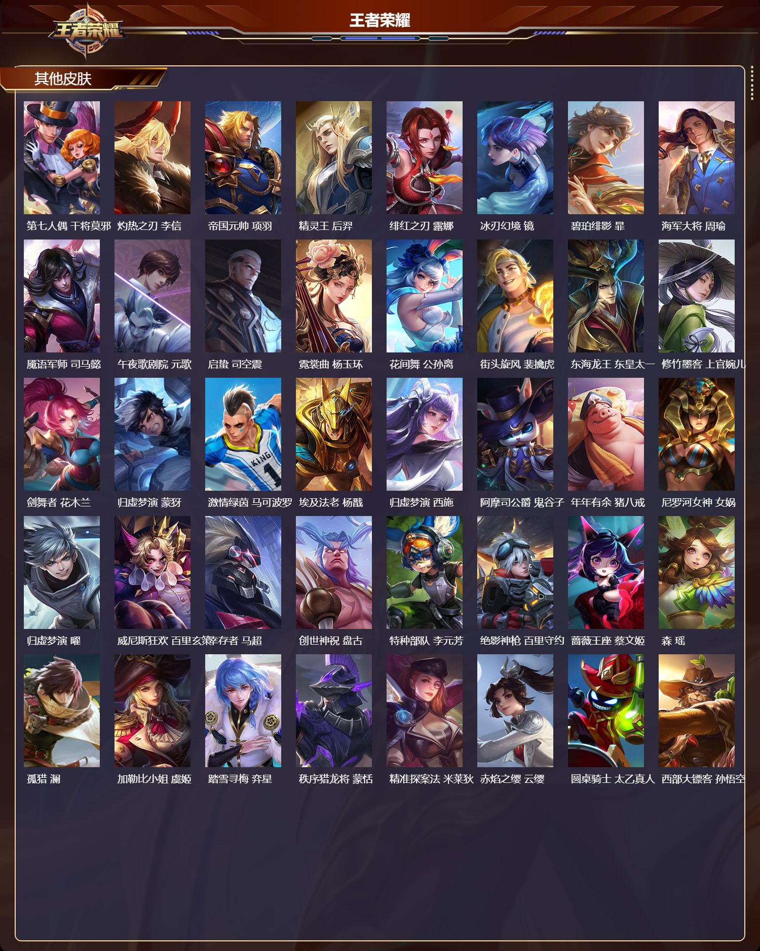 WZQM4182928王者荣耀账号详情图6