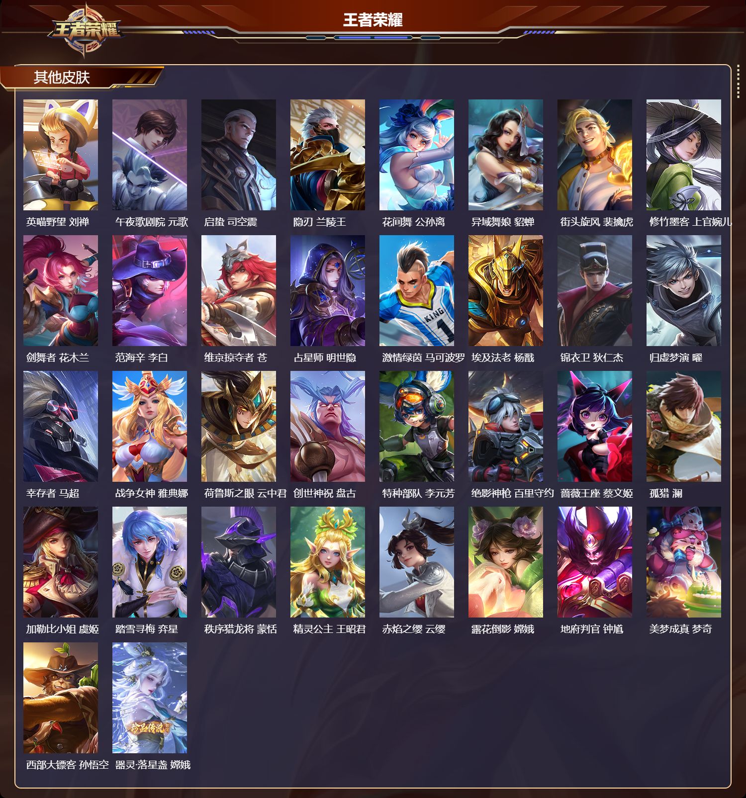 WZLX4222783王者荣耀账号详情图7