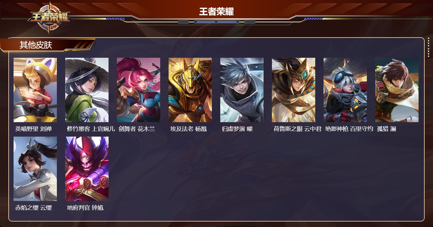 WZCMW4181673王者荣耀账号详情图7 WZCMW4181673王者荣耀账号详情图7