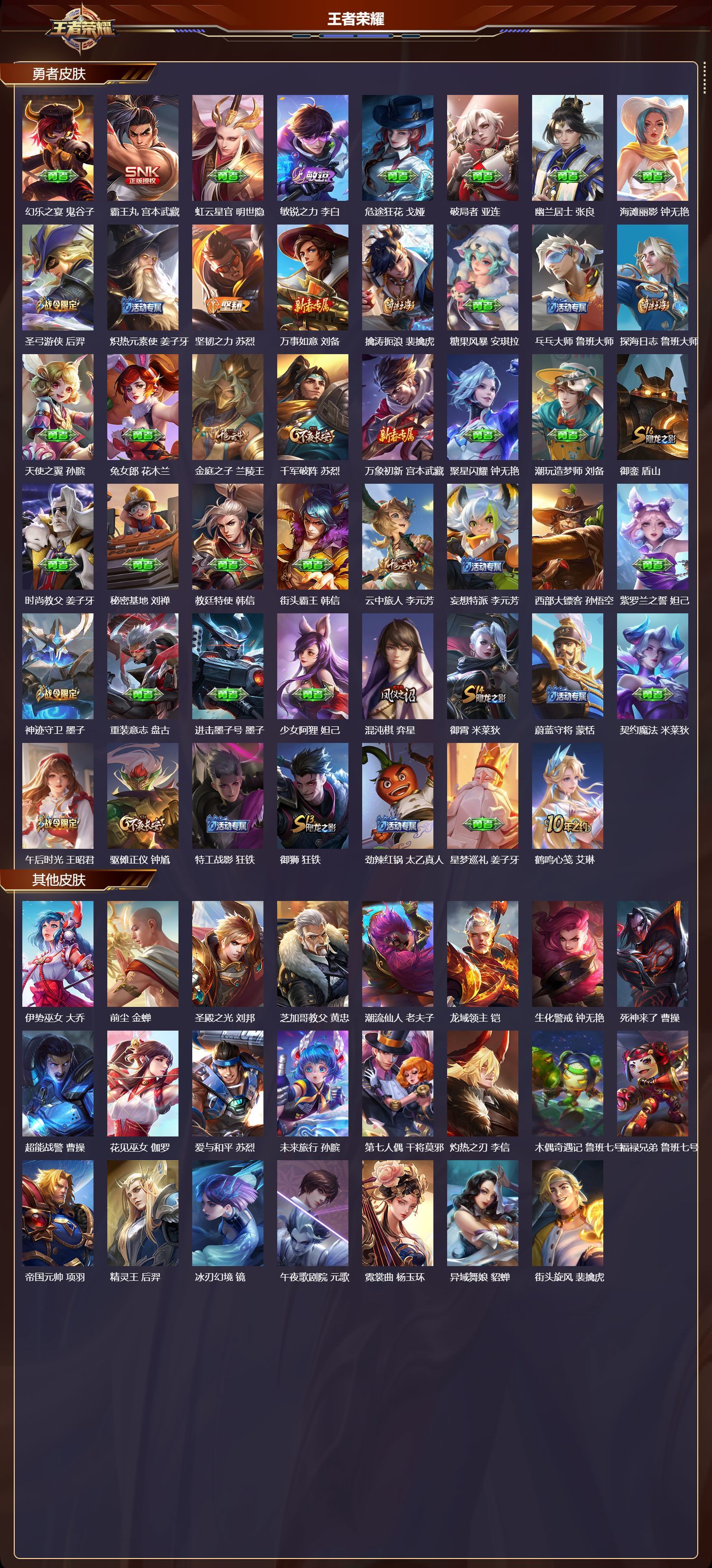 WZQM4182986王者荣耀账号详情图5 WZQM4182986王者荣耀账号详情图5