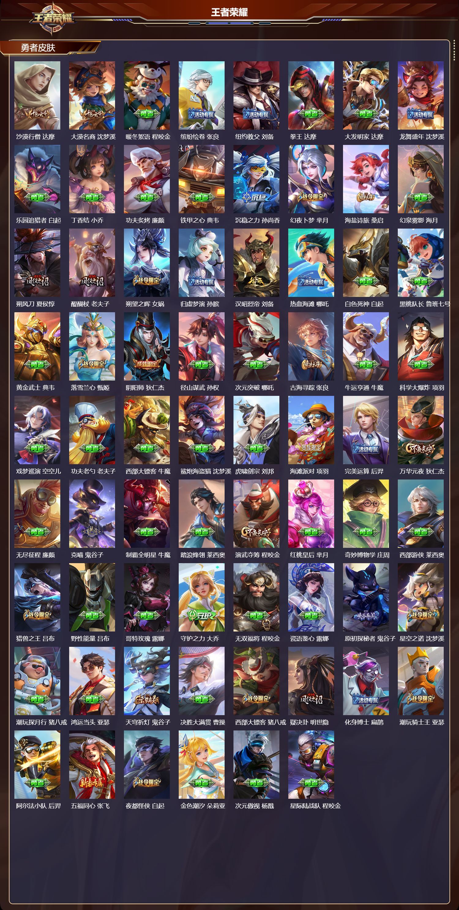 WZQM4183122王者荣耀账号详情图6 WZQM4183122王者荣耀账号详情图6