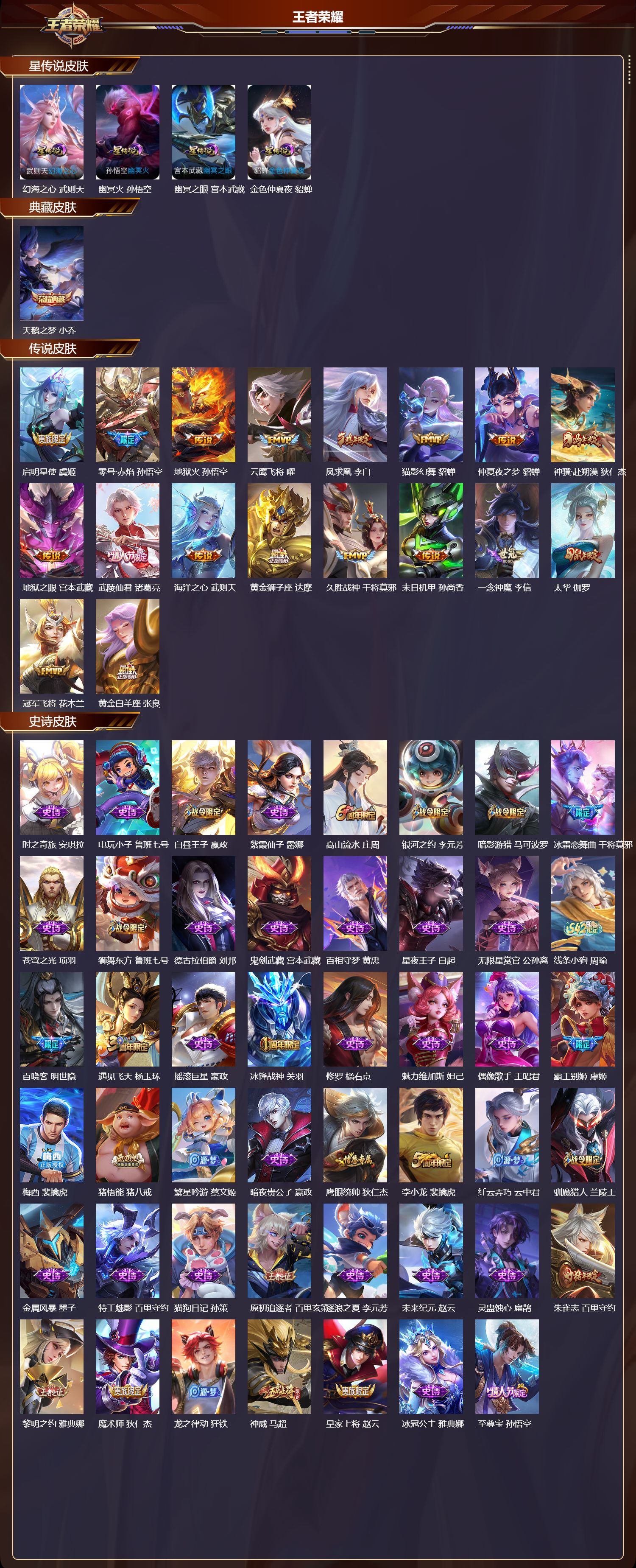 WZQM4183210王者荣耀账号详情图3