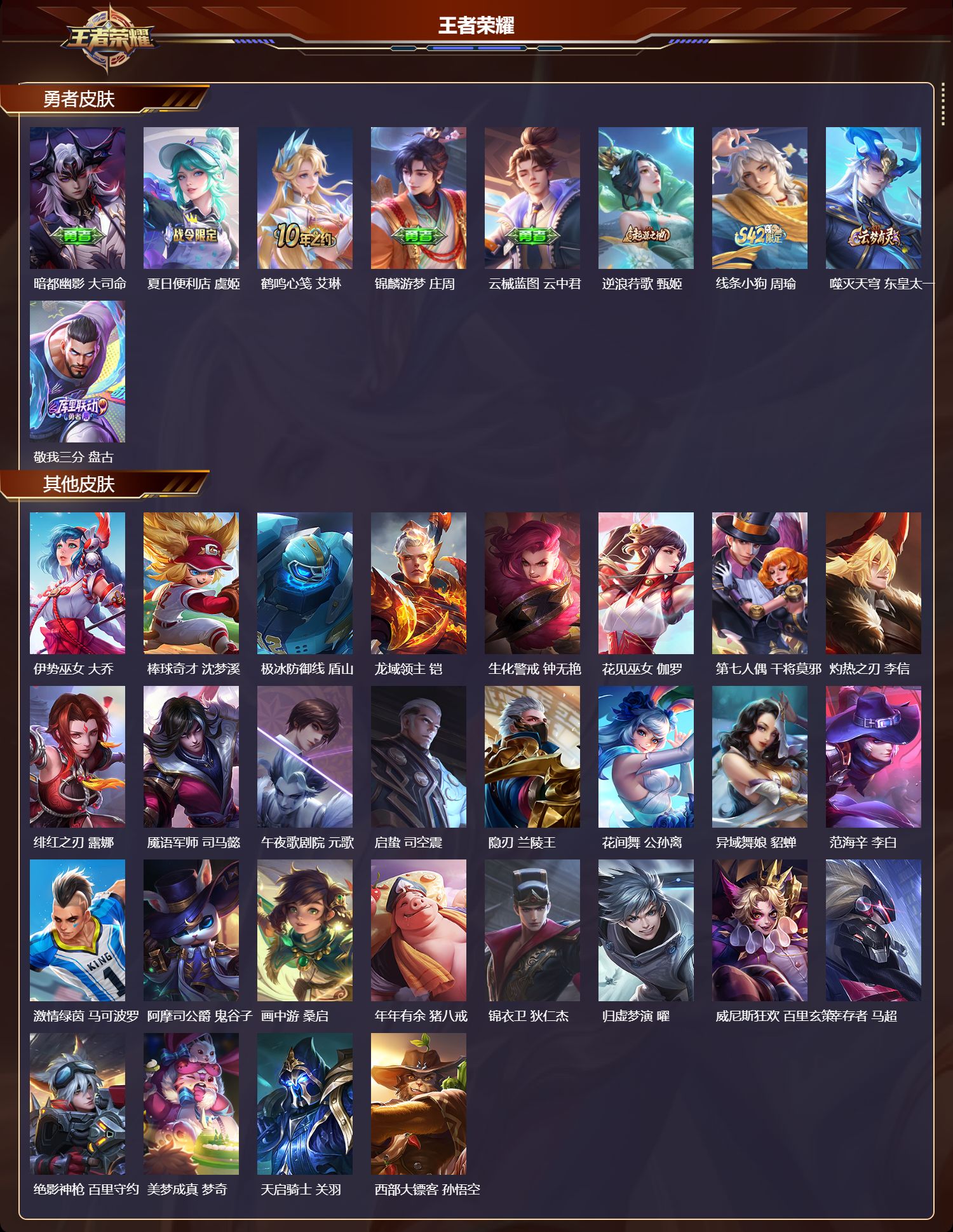 WZQM4183200王者荣耀账号详情图6