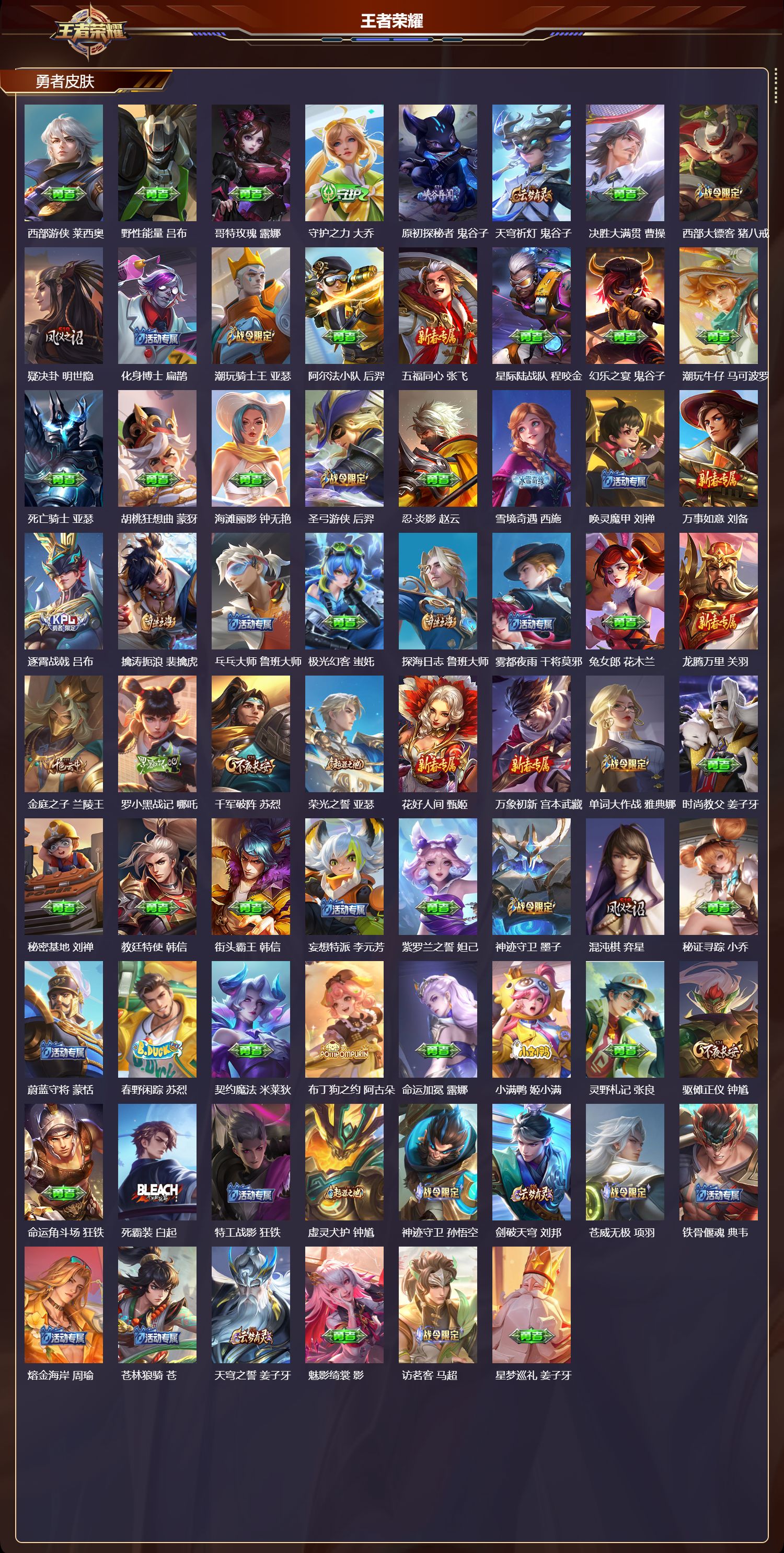 WZMK4183166王者荣耀账号详情图4 WZMK4183166王者荣耀账号详情图4