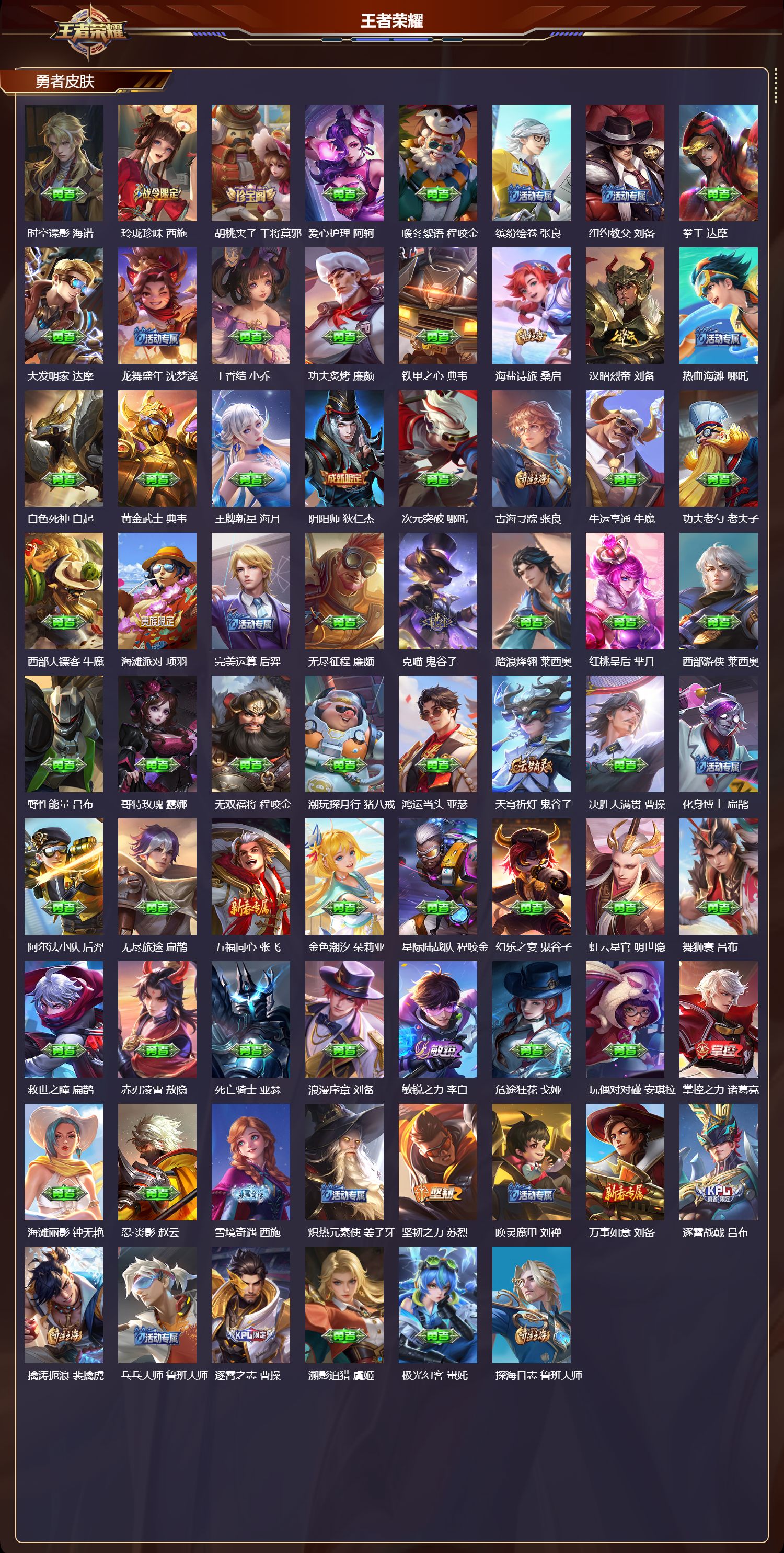 WZQM4183168王者荣耀账号详情图5