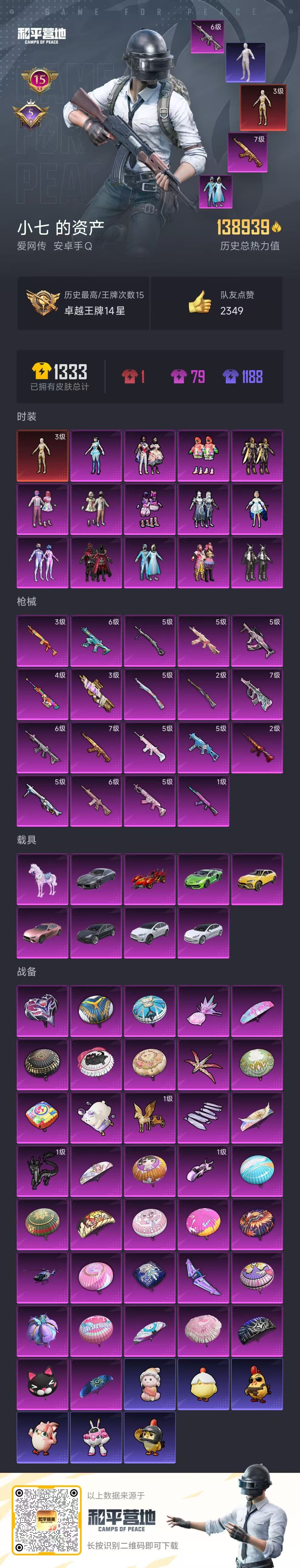 HPCMW4100076和平精英账号详情图2