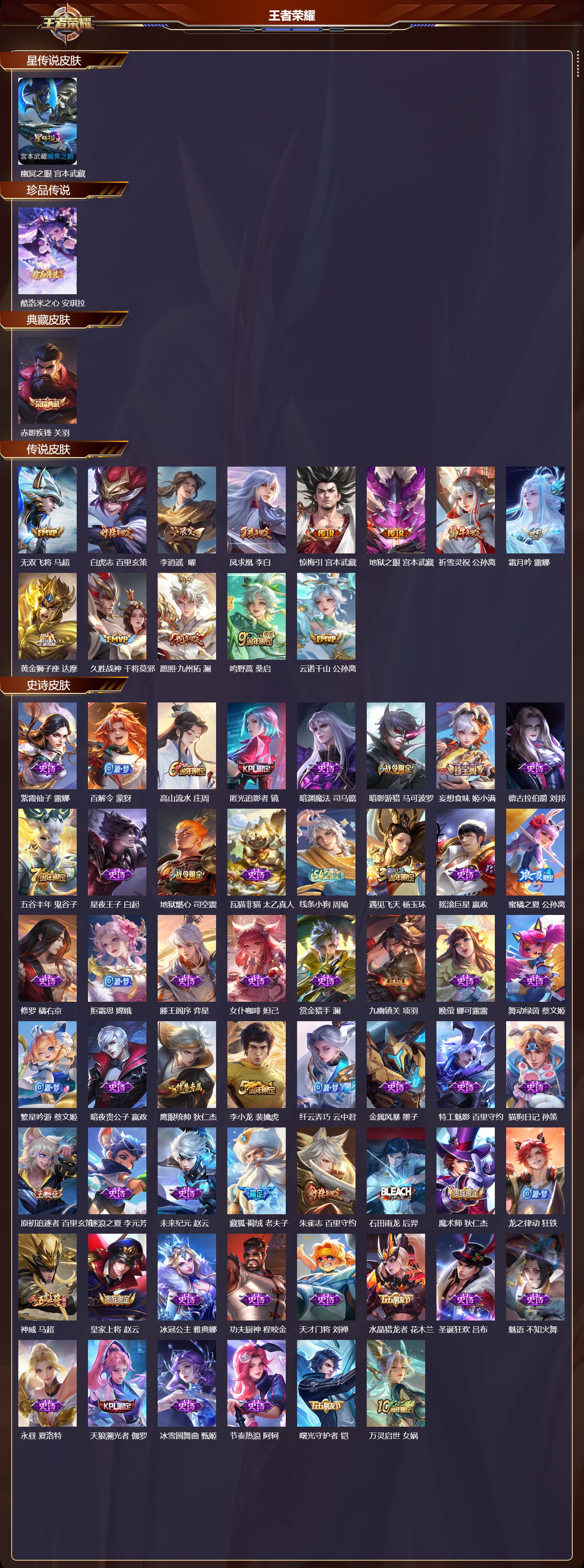 WZQM4183209王者荣耀账号详情图3