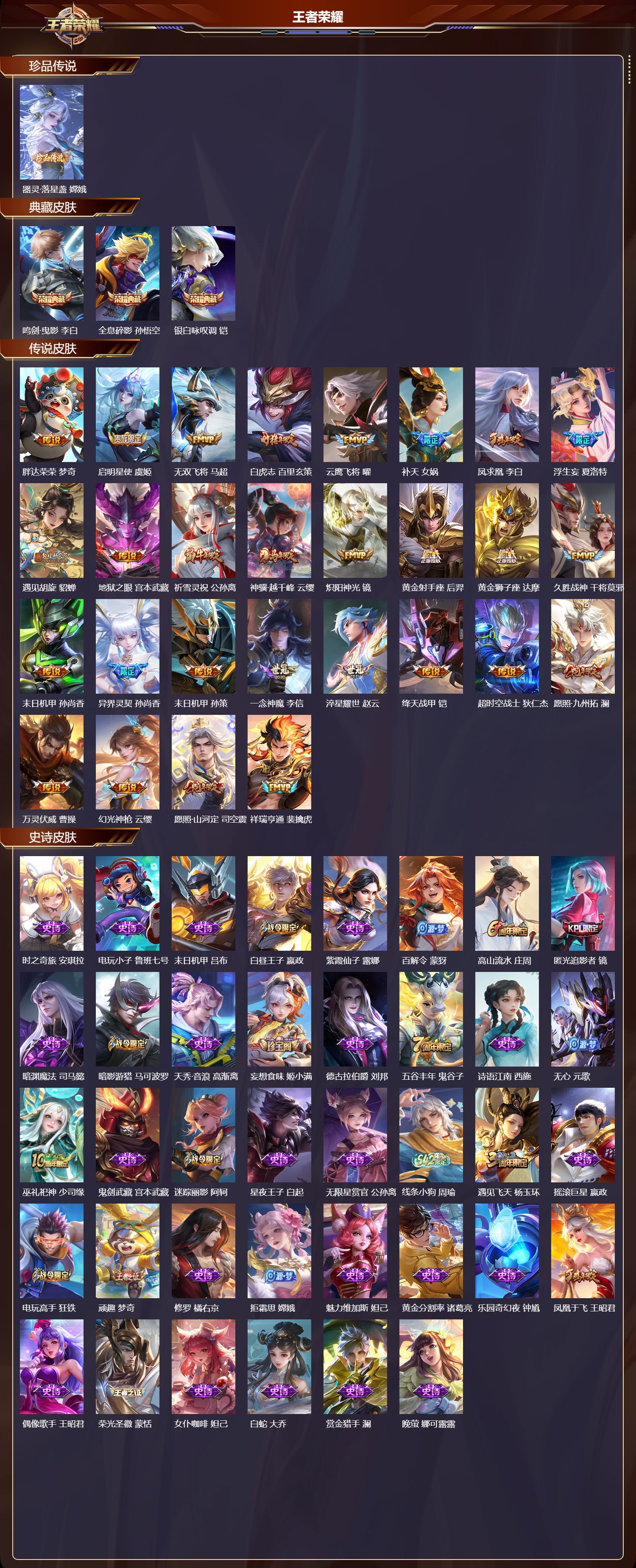 WZCMW4187181王者荣耀账号详情图2