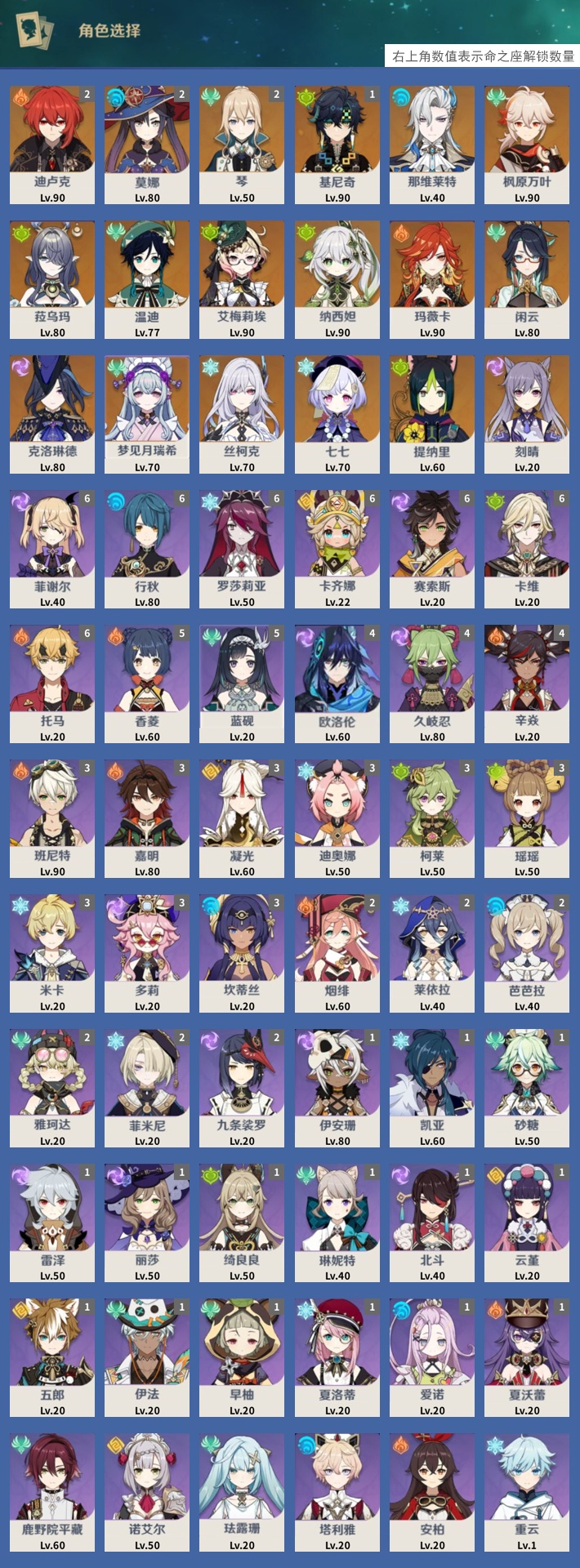 YSMK42809原神账号详情图3