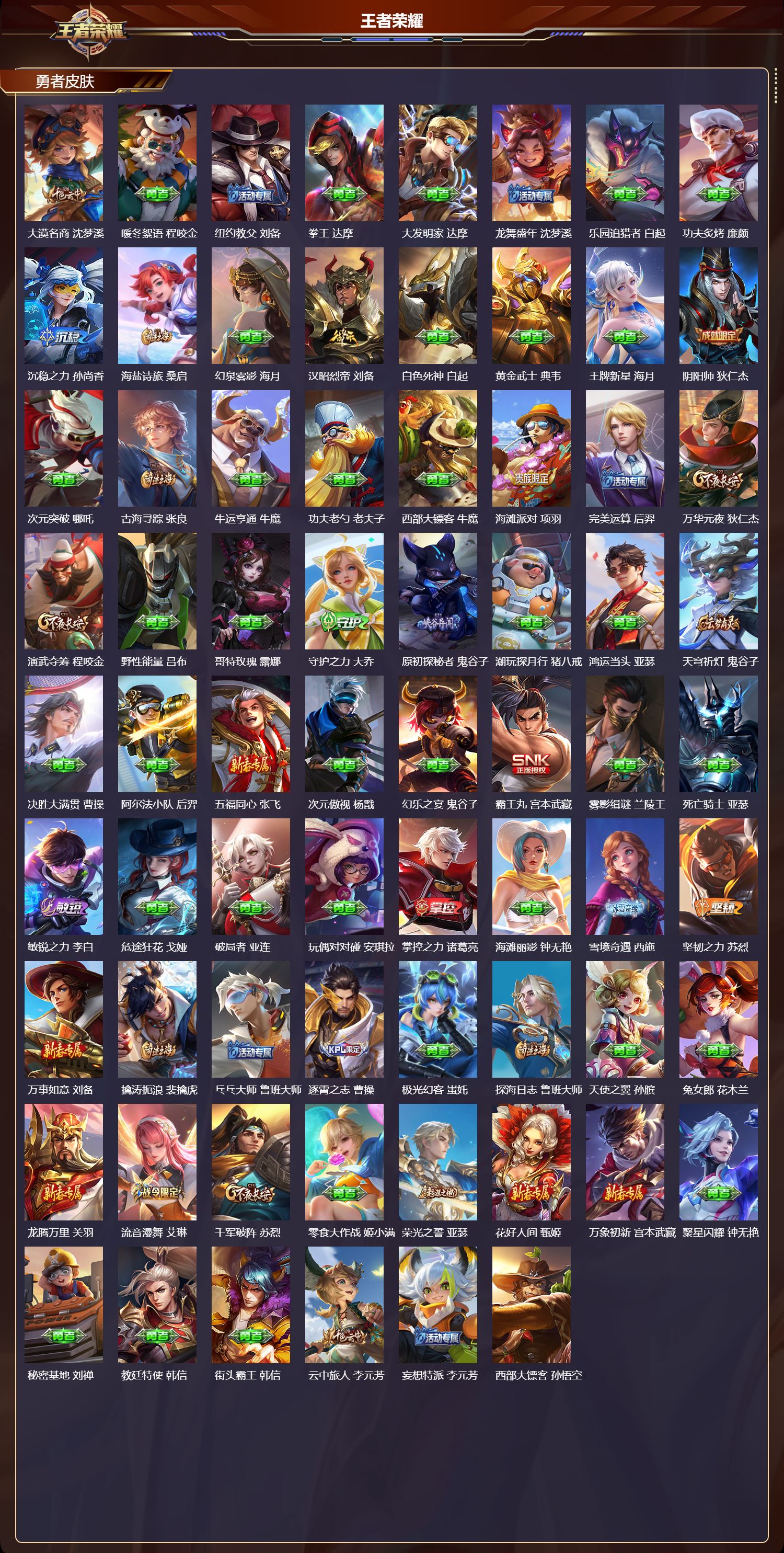 WZQM4186048王者荣耀账号详情图4