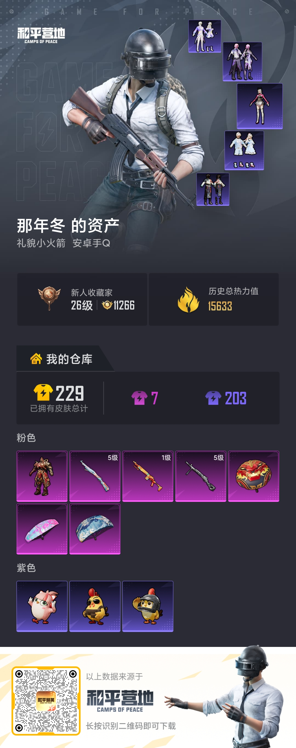 HPSJ4101288和平精英账号详情图2 HPSJ4101288和平精英账号详情图2