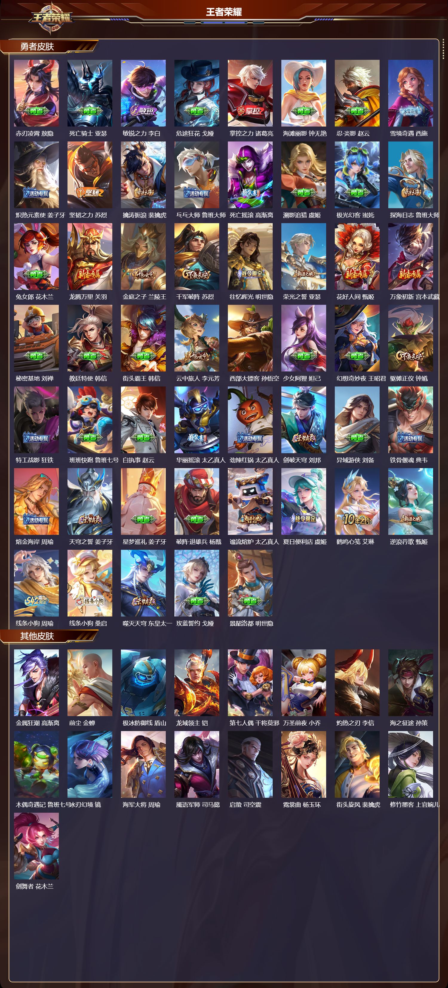 WZQM4185976王者荣耀账号详情图5