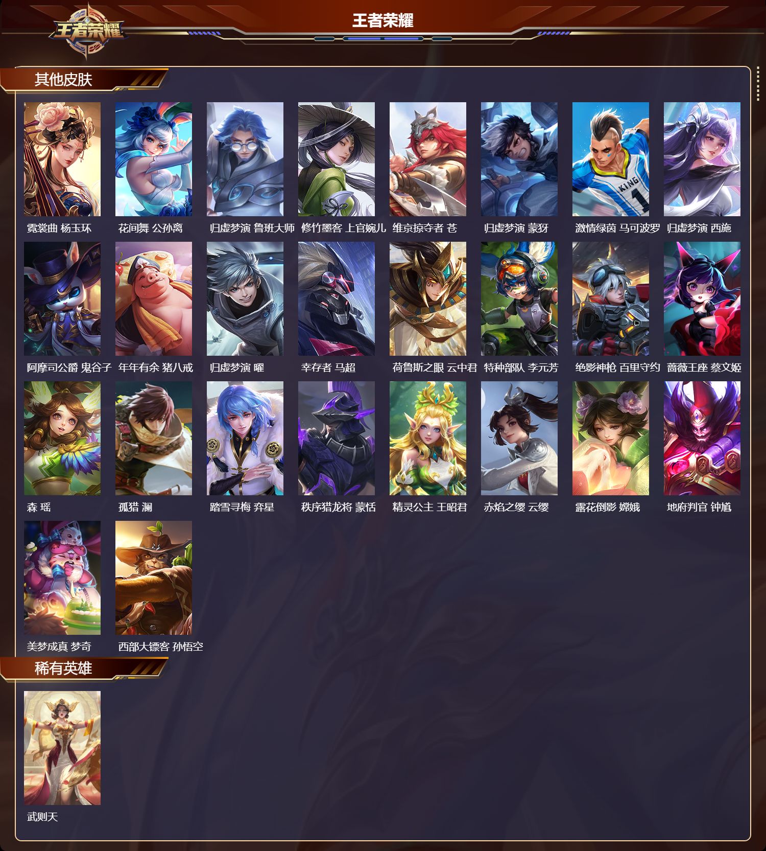 WZQM4186037王者荣耀账号详情图6