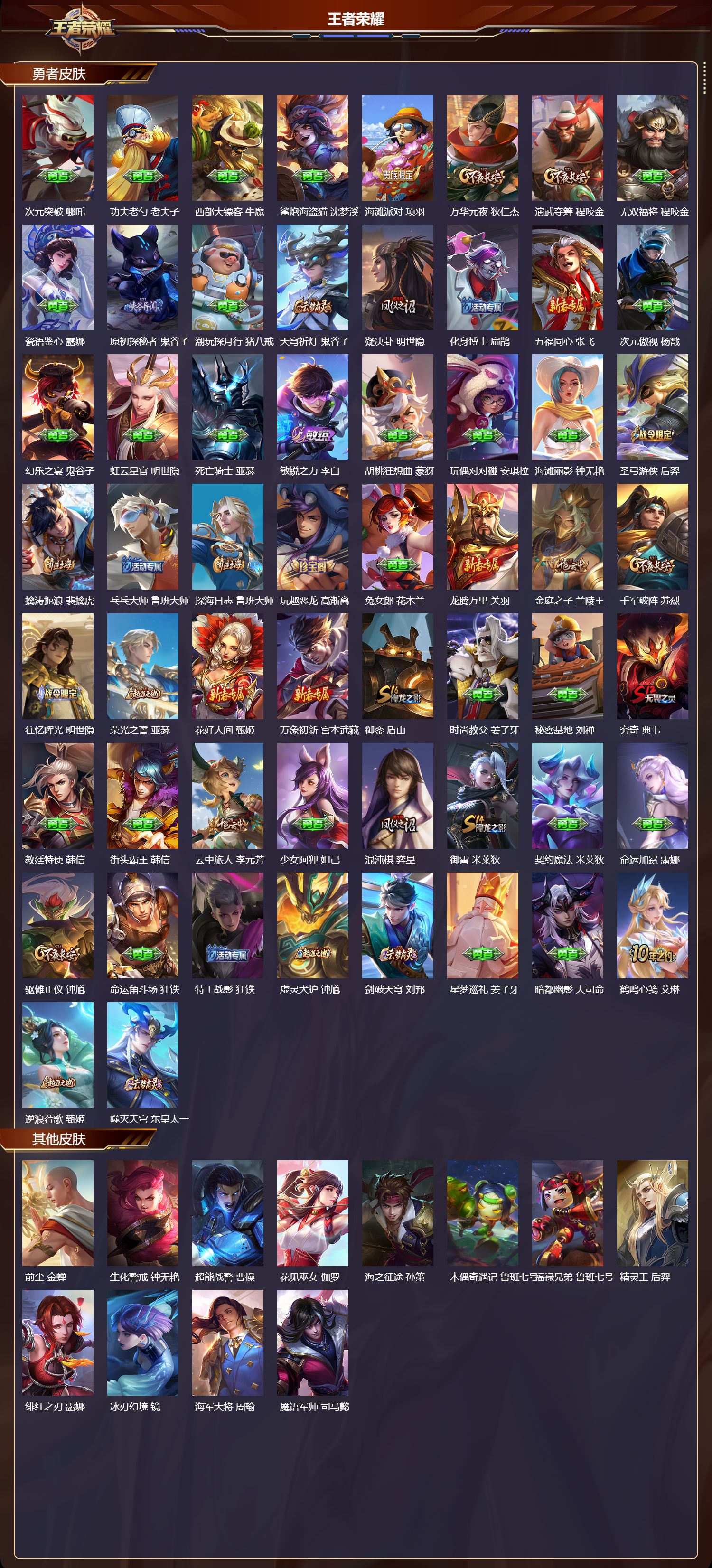 WZMK4193267王者荣耀账号详情图3 WZMK4193267王者荣耀账号详情图3