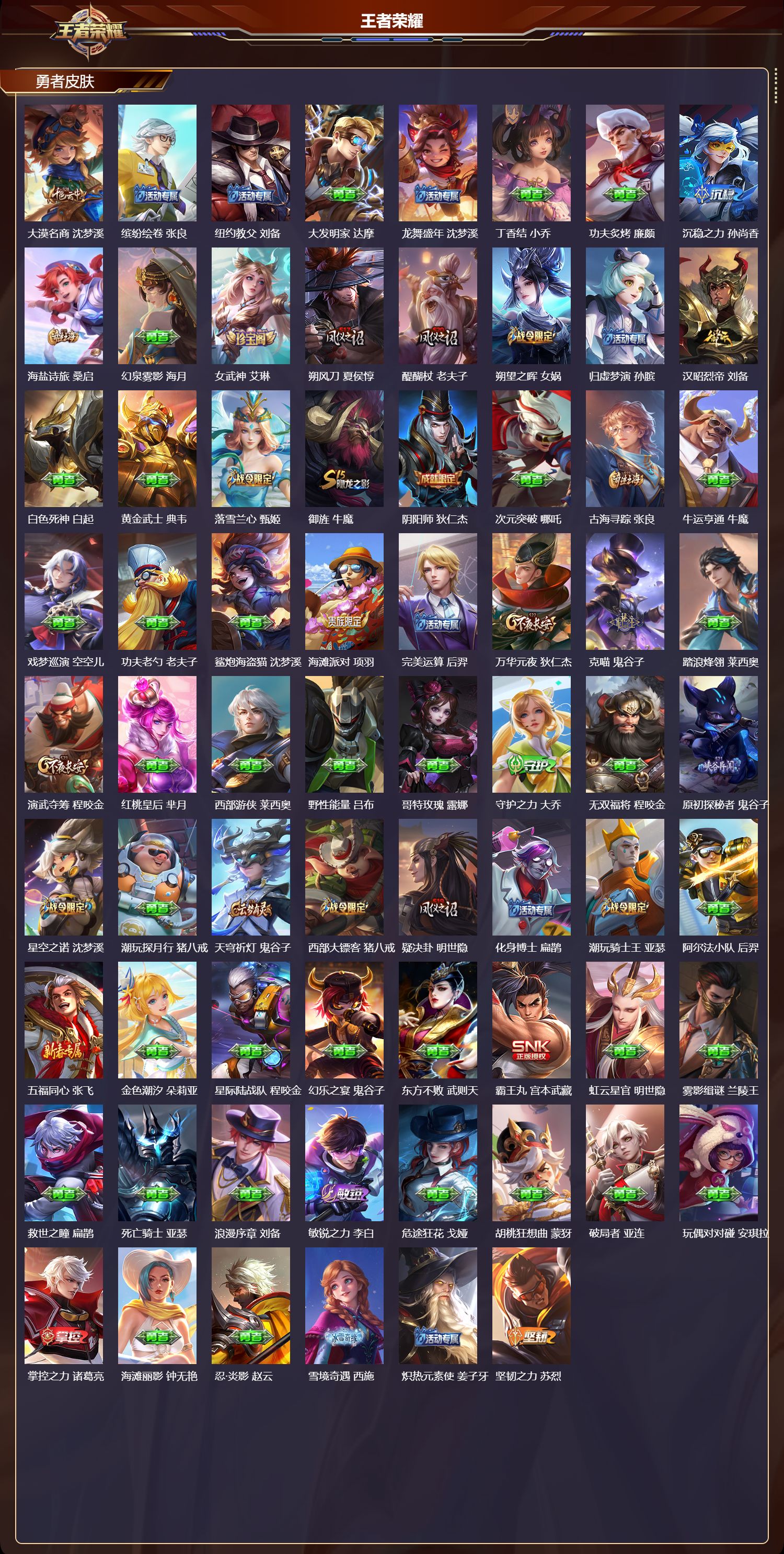 WZQM4186038王者荣耀账号详情图5