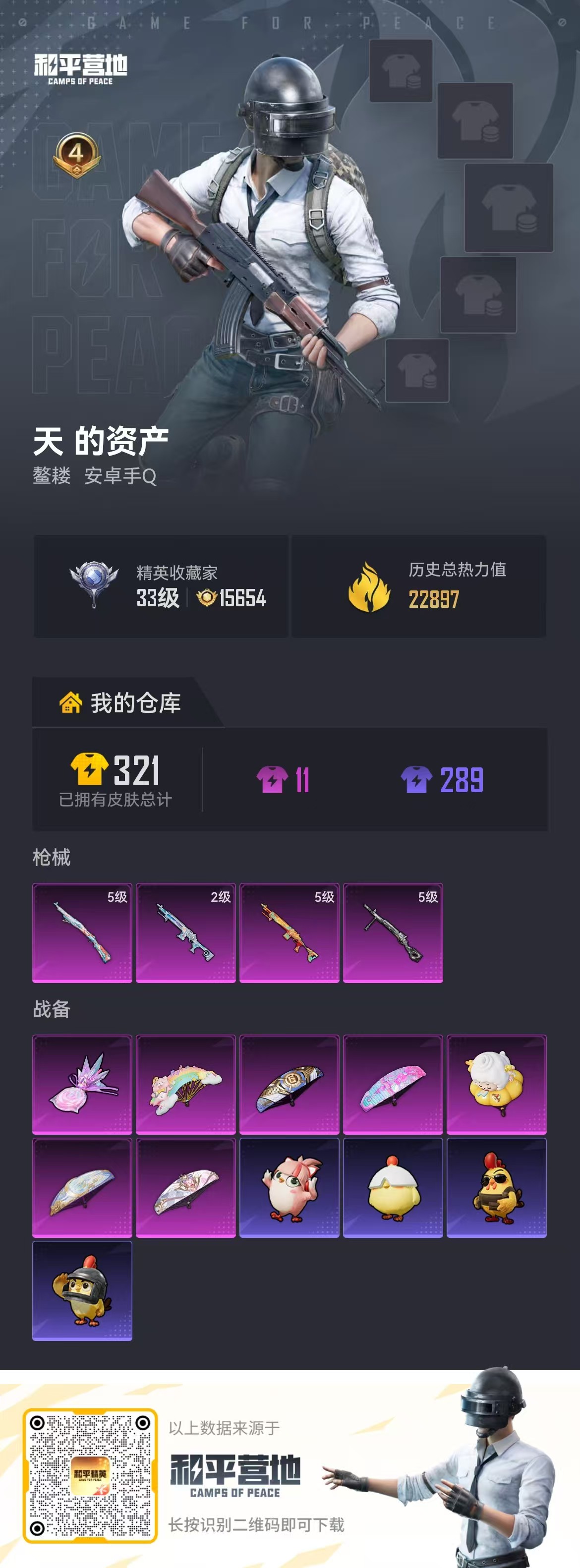 HPCMW4101419和平精英账号详情图2 HPCMW4101419和平精英账号详情图2