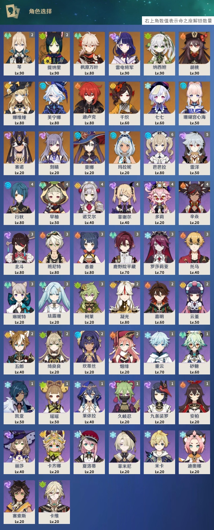 YSMK42813原神账号详情图3