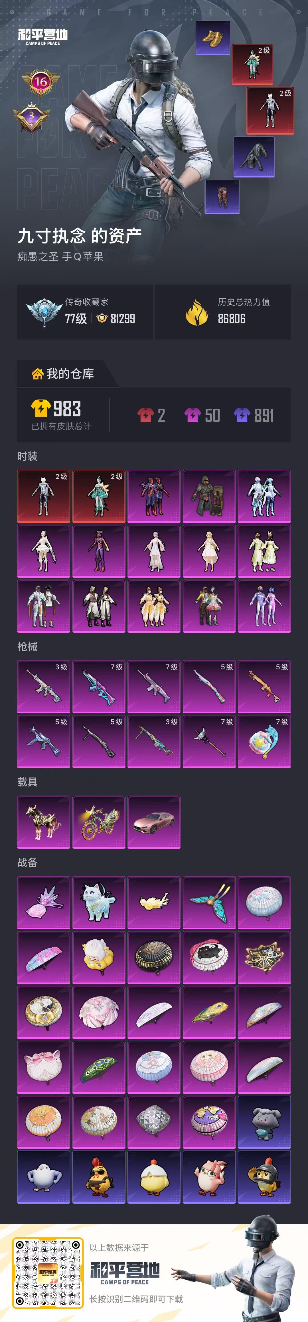 HPCMW4142244和平精英账号详情图3