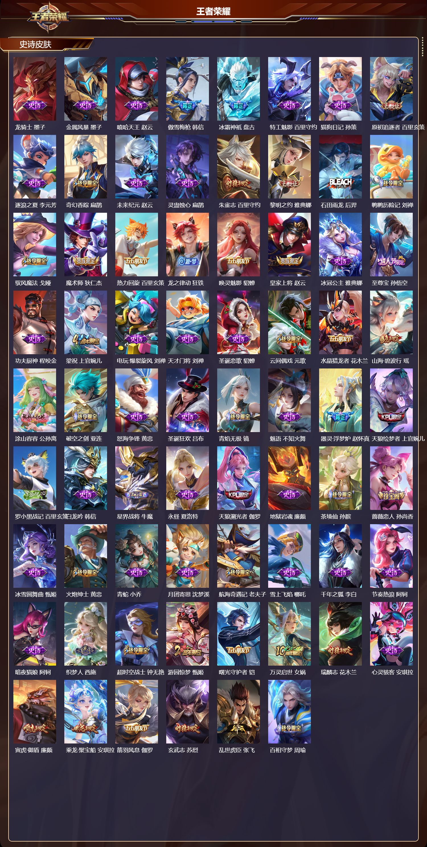 WZQM4185982王者荣耀账号详情图5