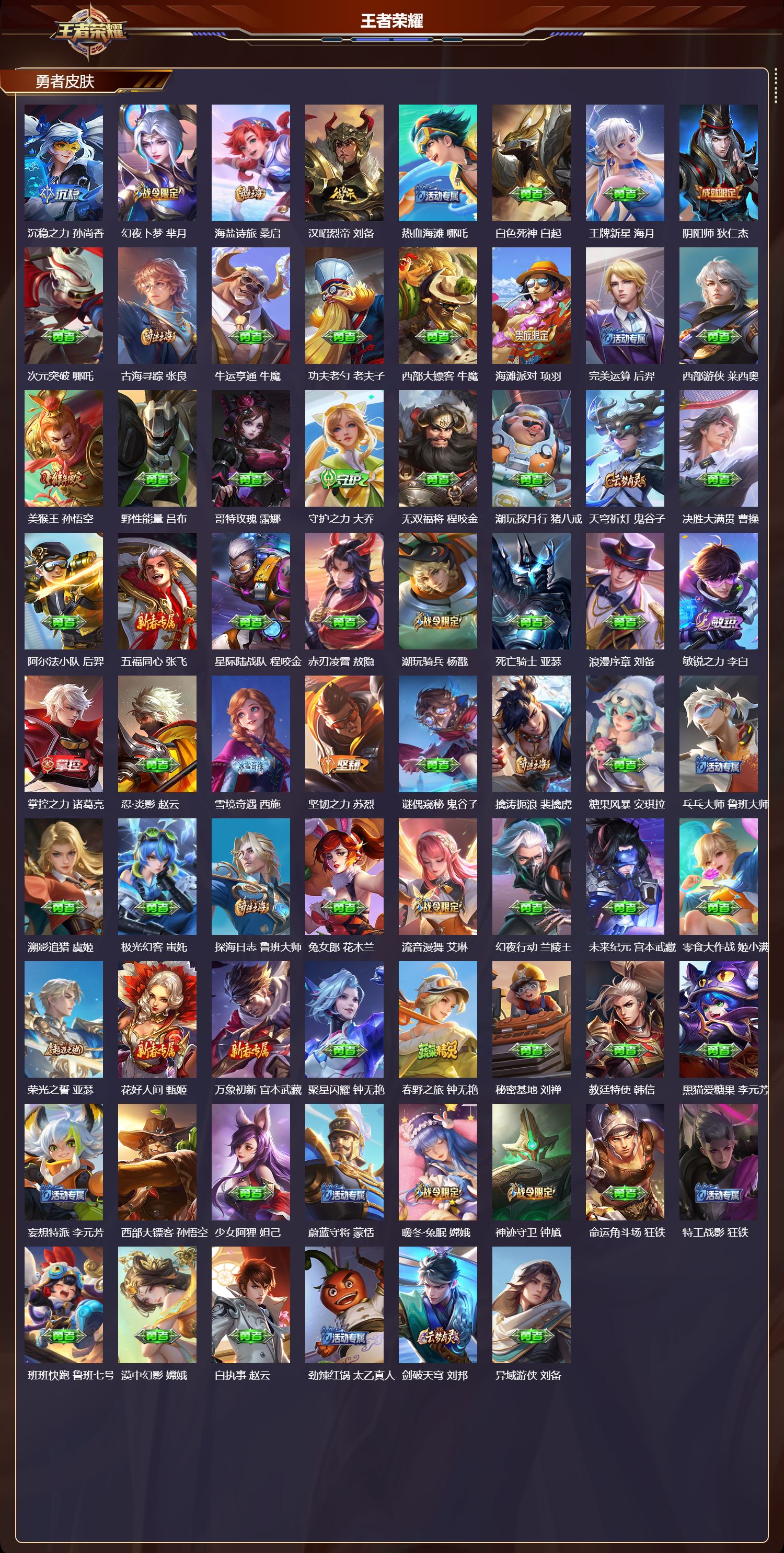 WZQM4186181王者荣耀账号详情图4