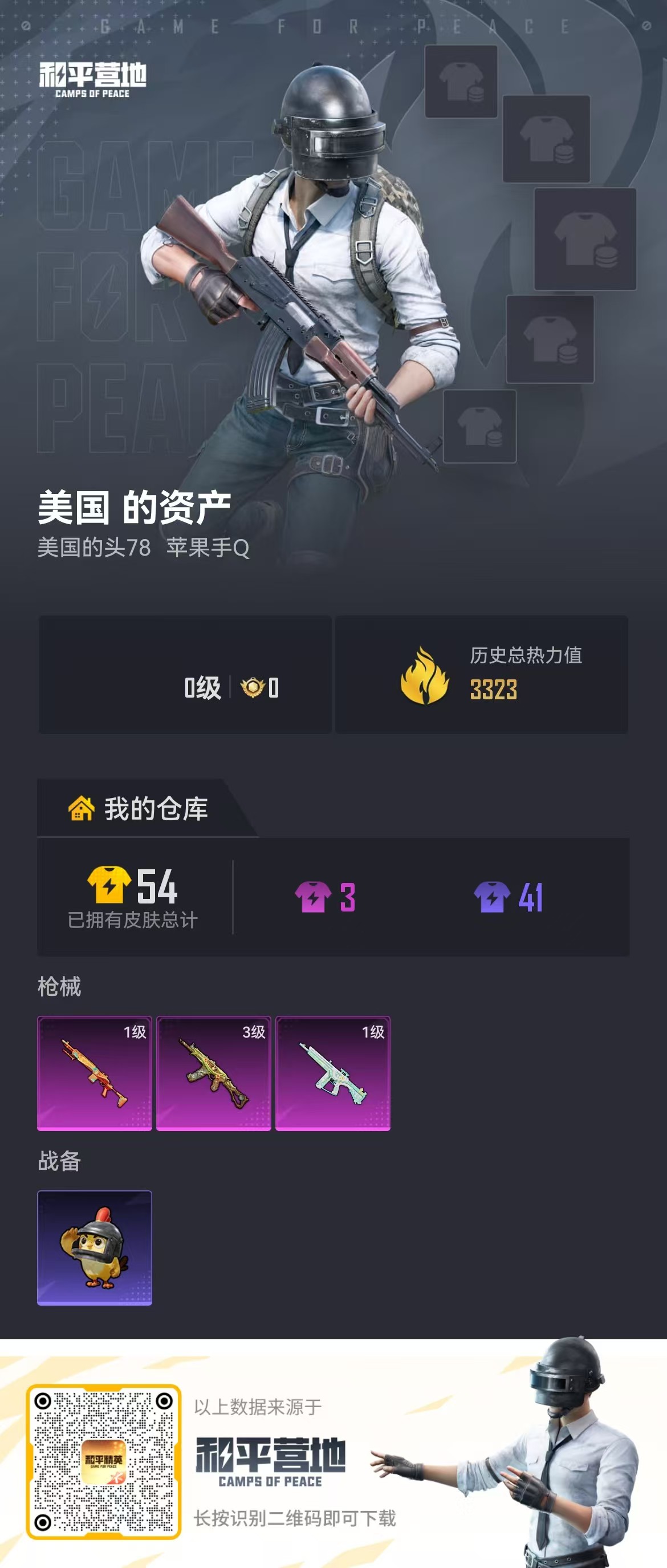 HPSJ4101330和平精英账号详情图2