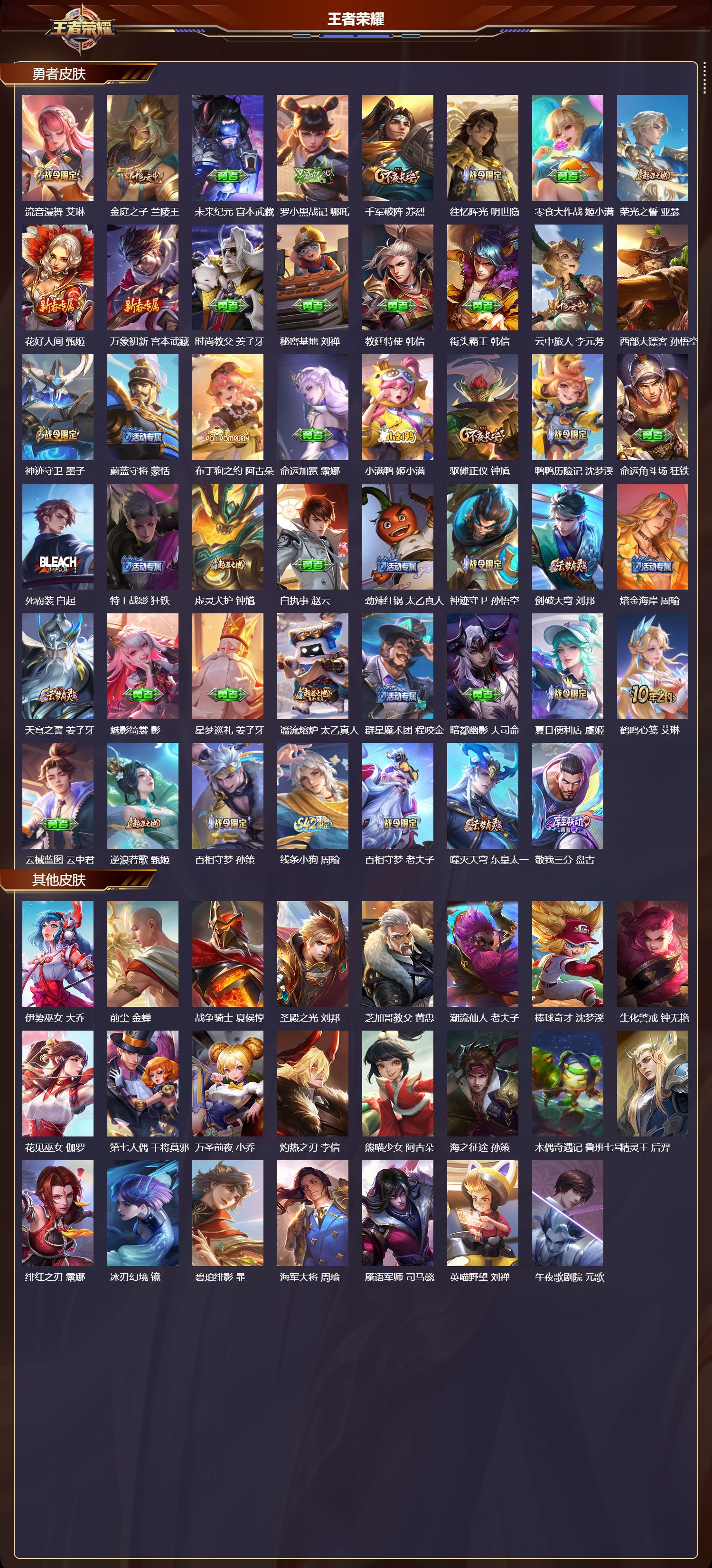 WZMK4186003王者荣耀账号详情图5