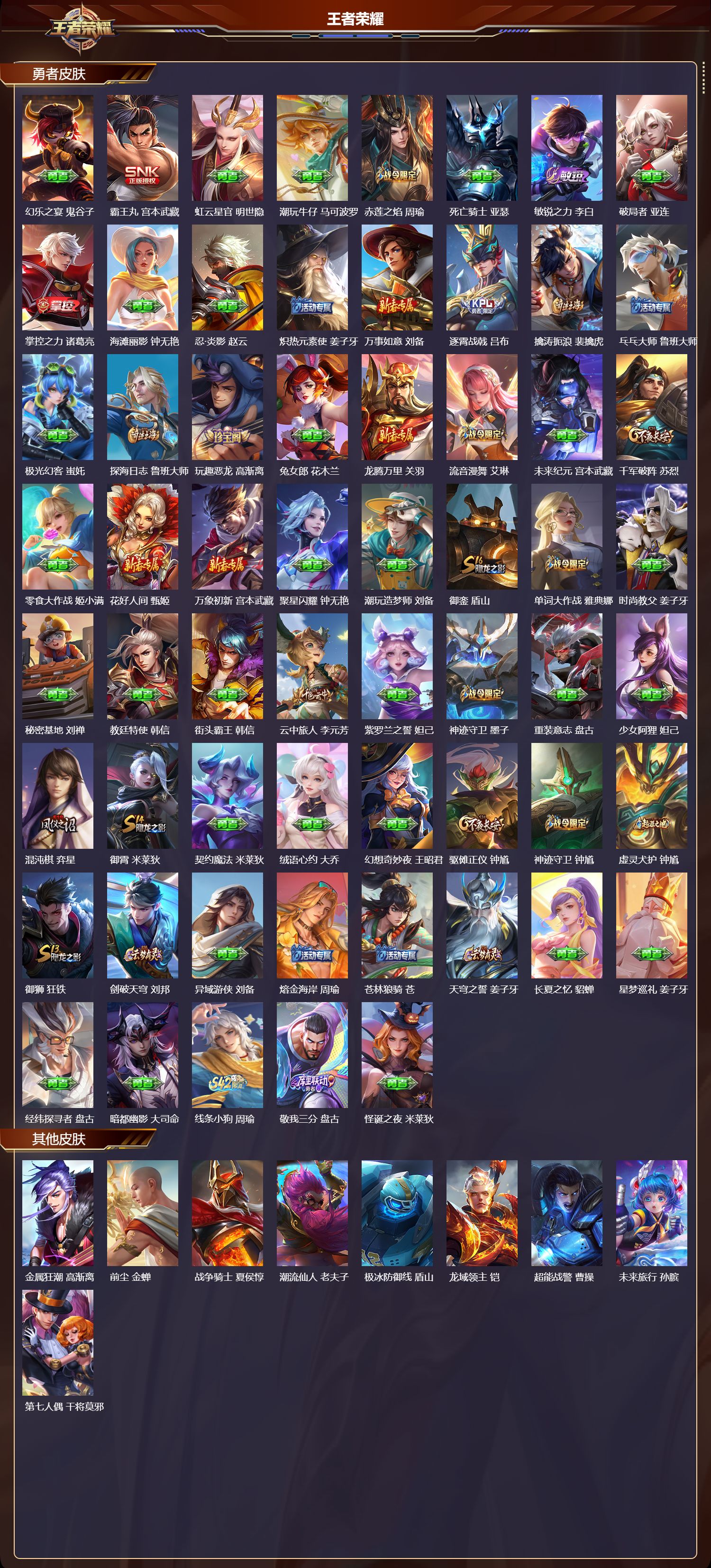 WZQM4186057王者荣耀账号详情图5