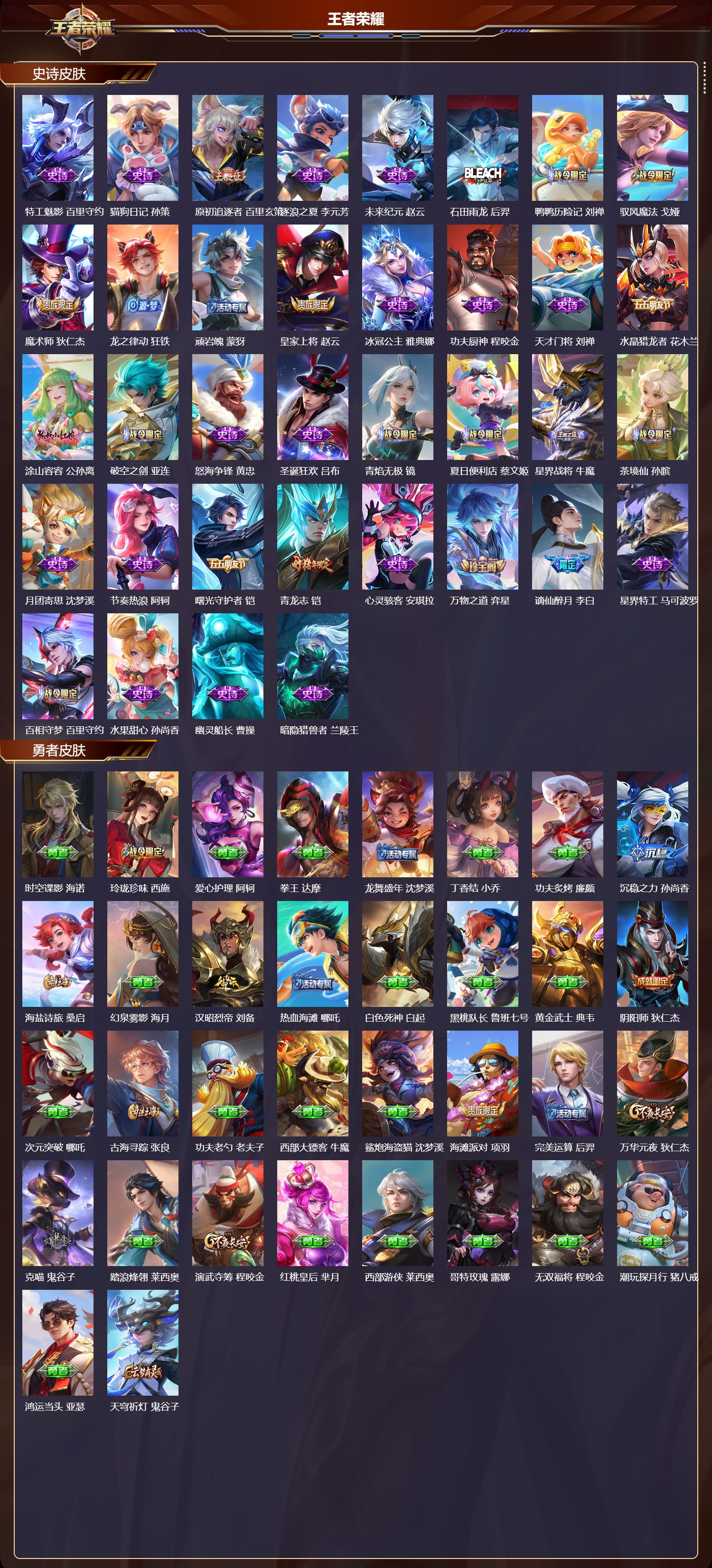 WZQM4185971王者荣耀账号详情图4