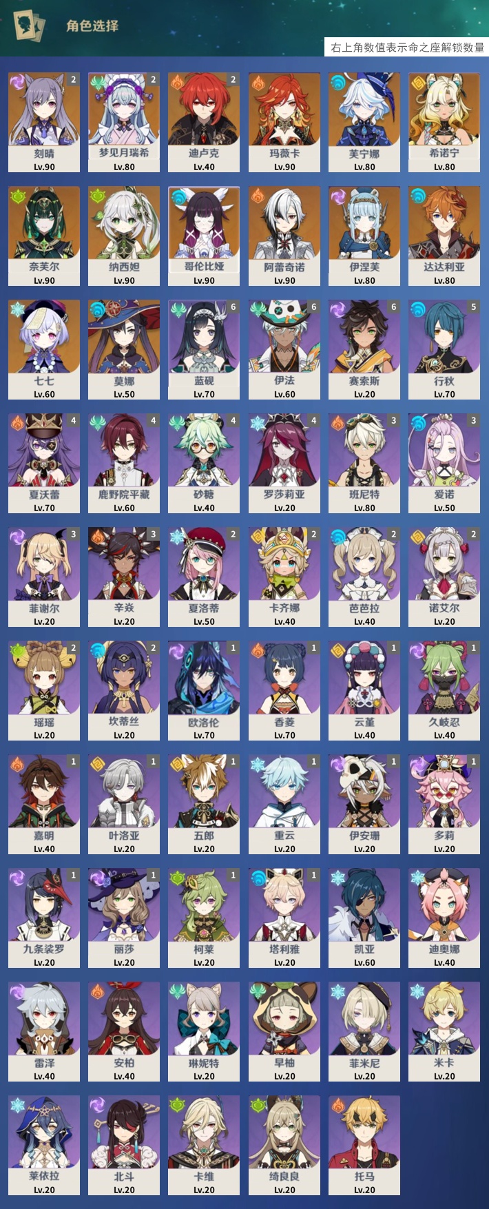 YSMK42801原神账号详情图3