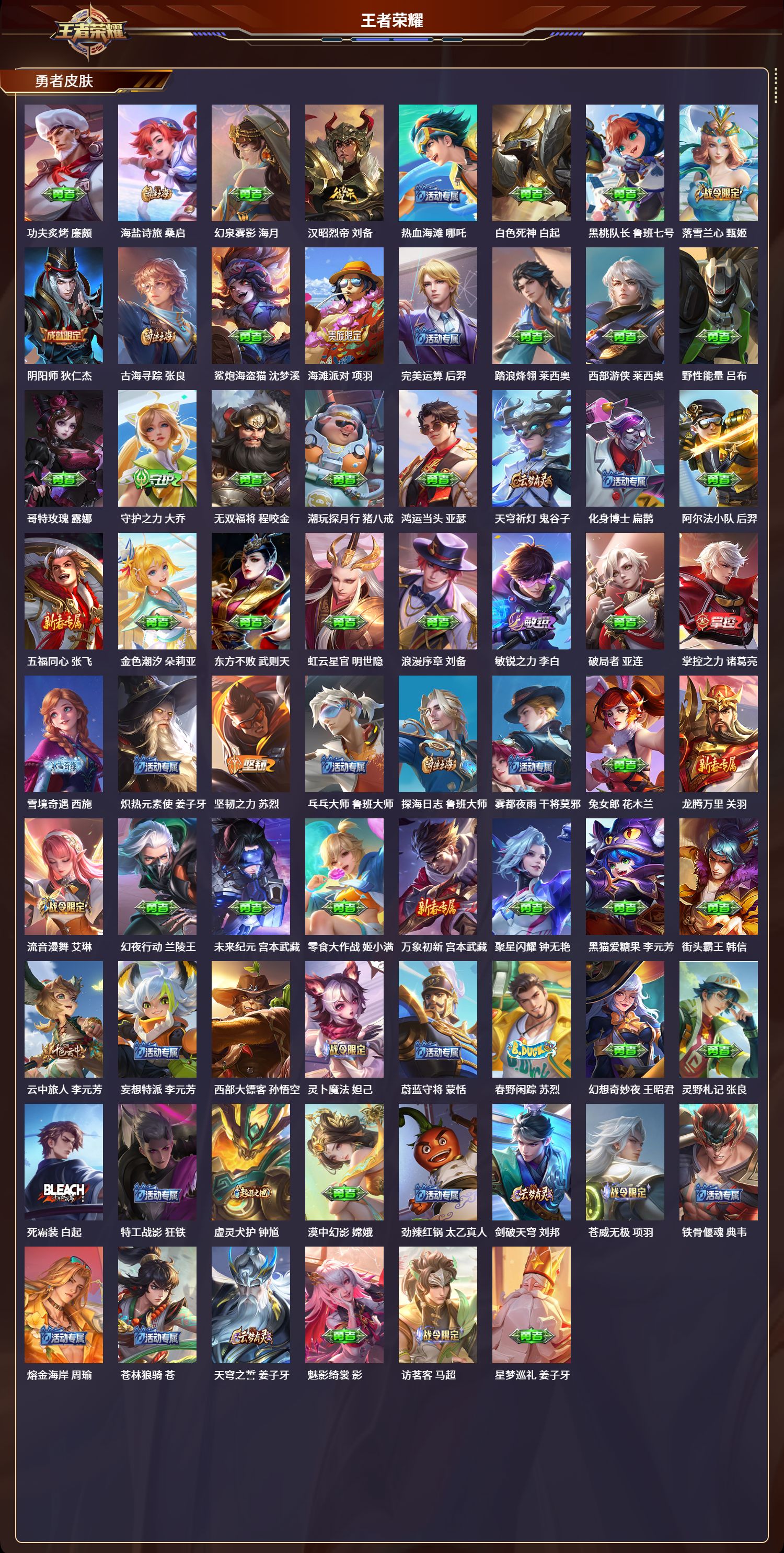 WZQM4187829王者荣耀账号详情图3 WZQM4187829王者荣耀账号详情图3