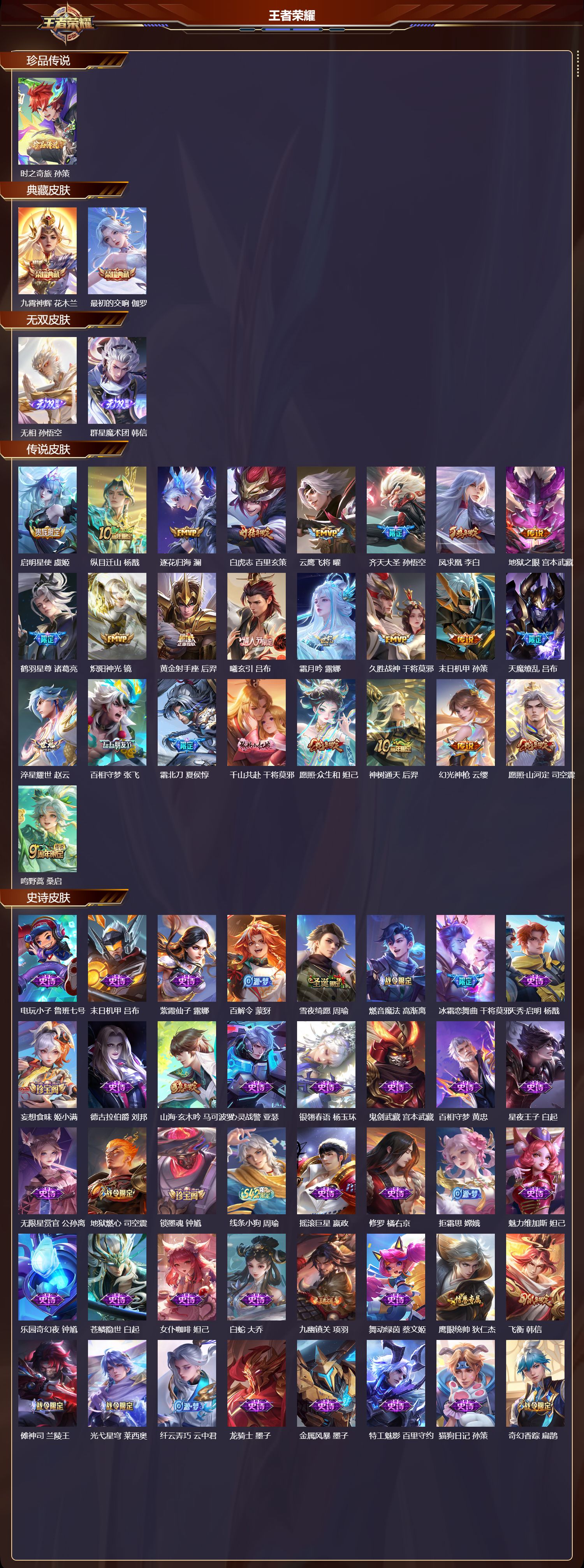 WZCMW4190036王者荣耀账号详情图6