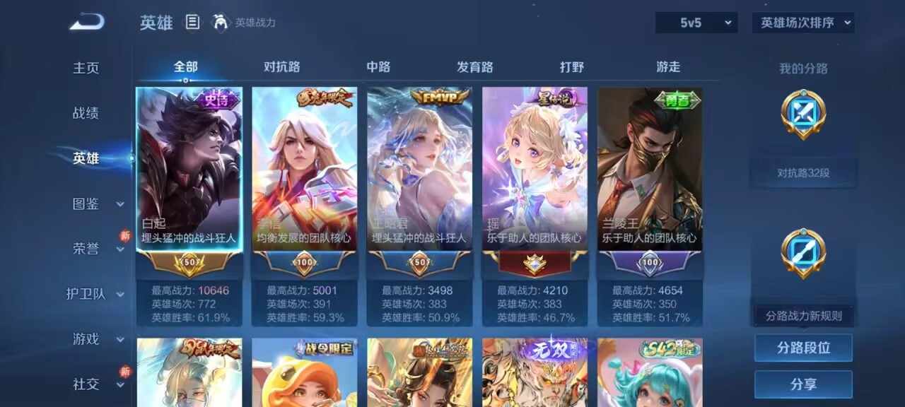 WZCMW4190032王者荣耀账号详情图5