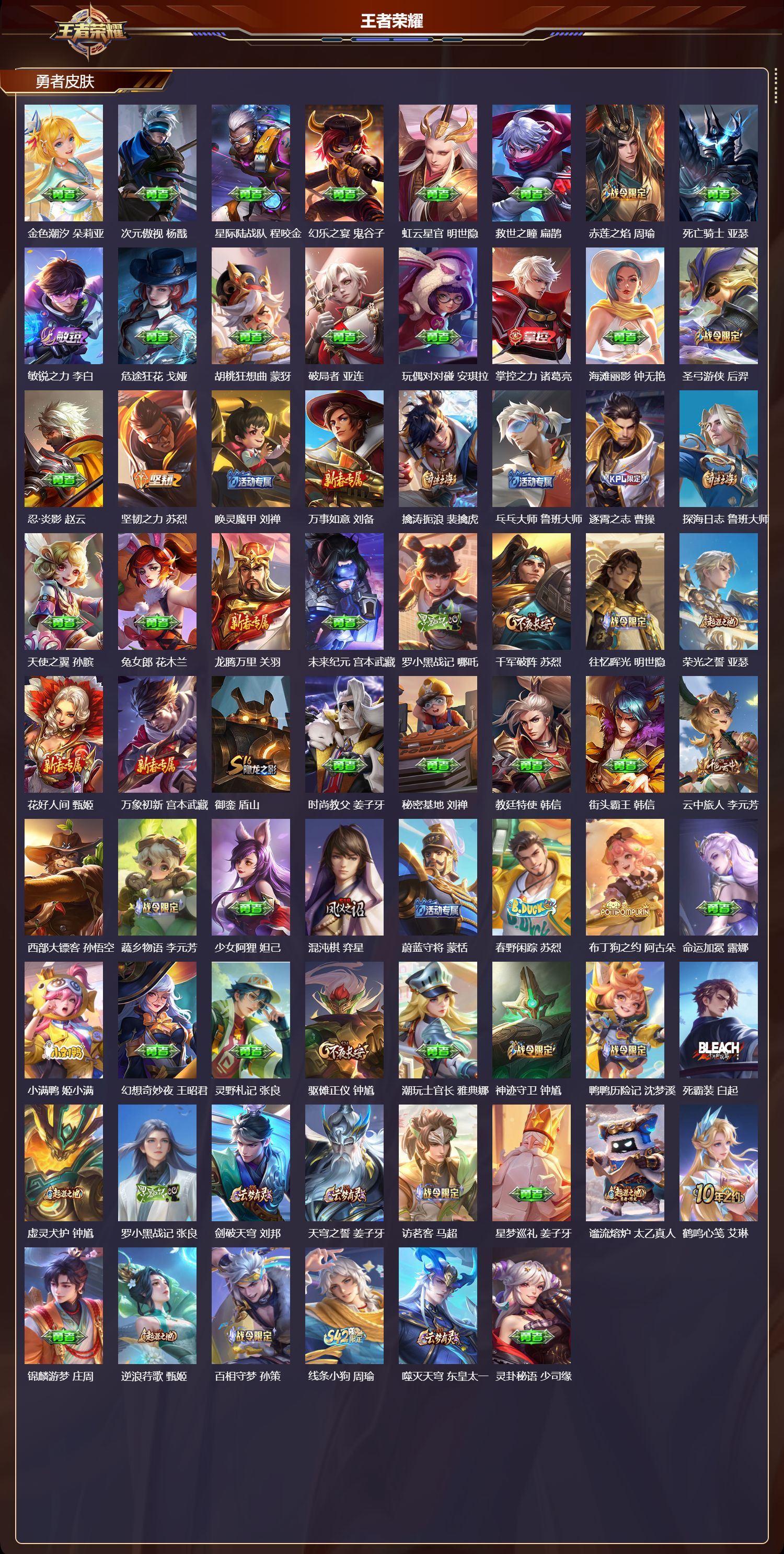 WZQM4189400王者荣耀账号详情图5